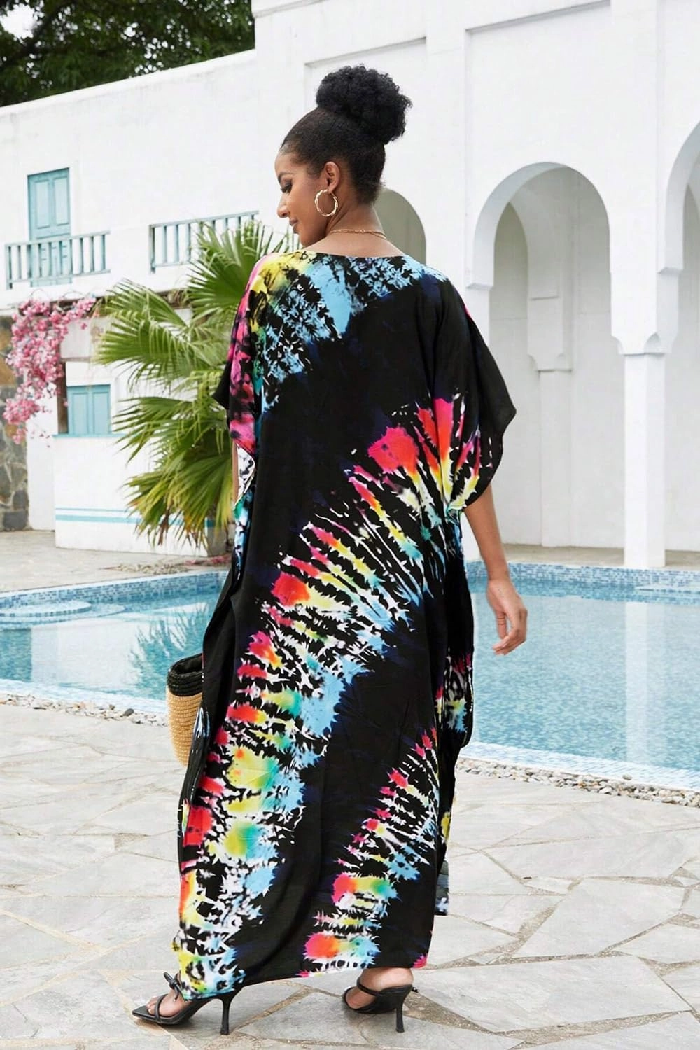 CHERRY CAT Beach Dress Swim Cover Up Summer Dress Swimwear Cover Ups