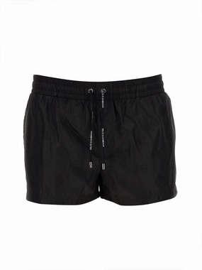 Classic Black Swimsuit With Elastic Waistband