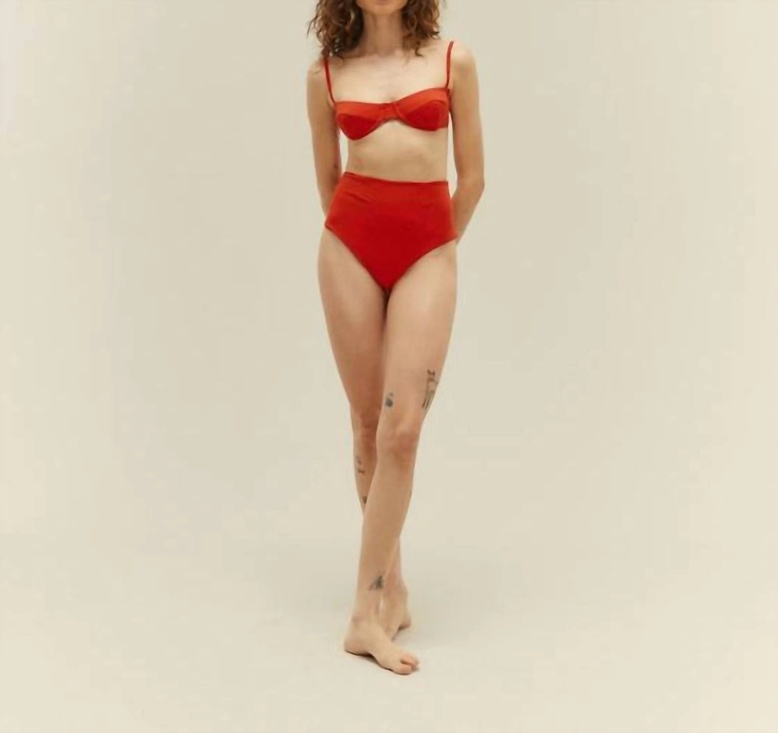 Classic Hotpants In Red Shift