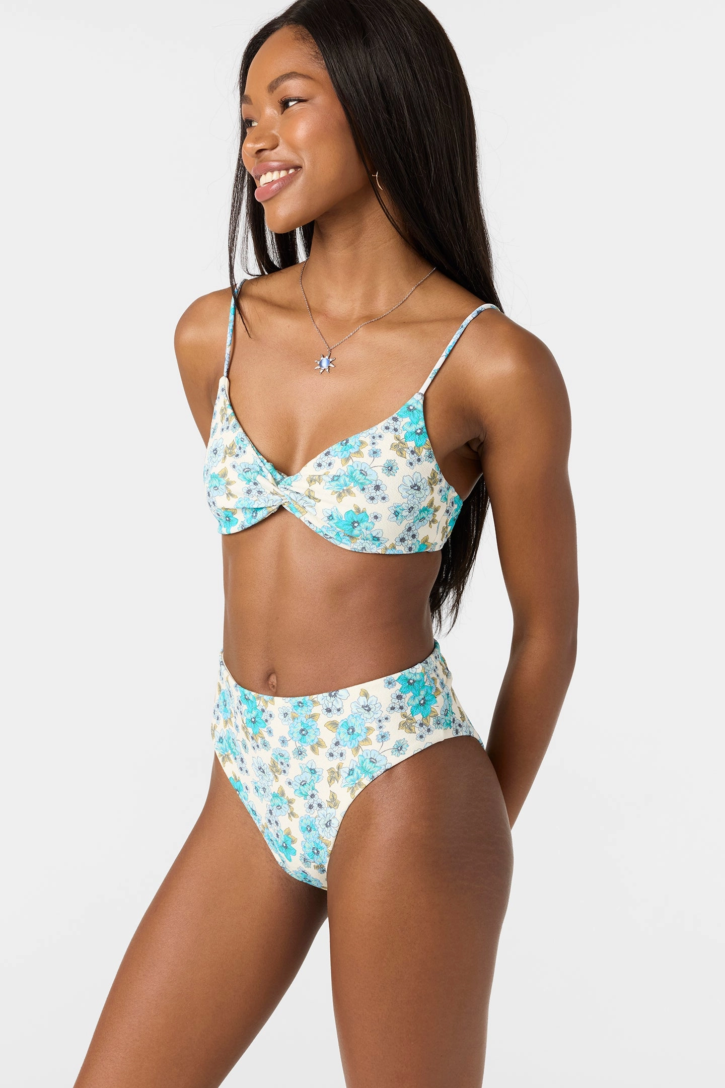 COASTAL FLORAL MALIBU TOP
