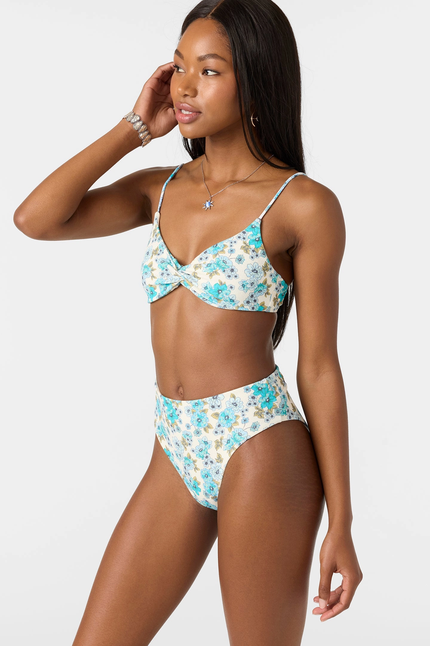 COASTAL FLORAL MALIBU TOP