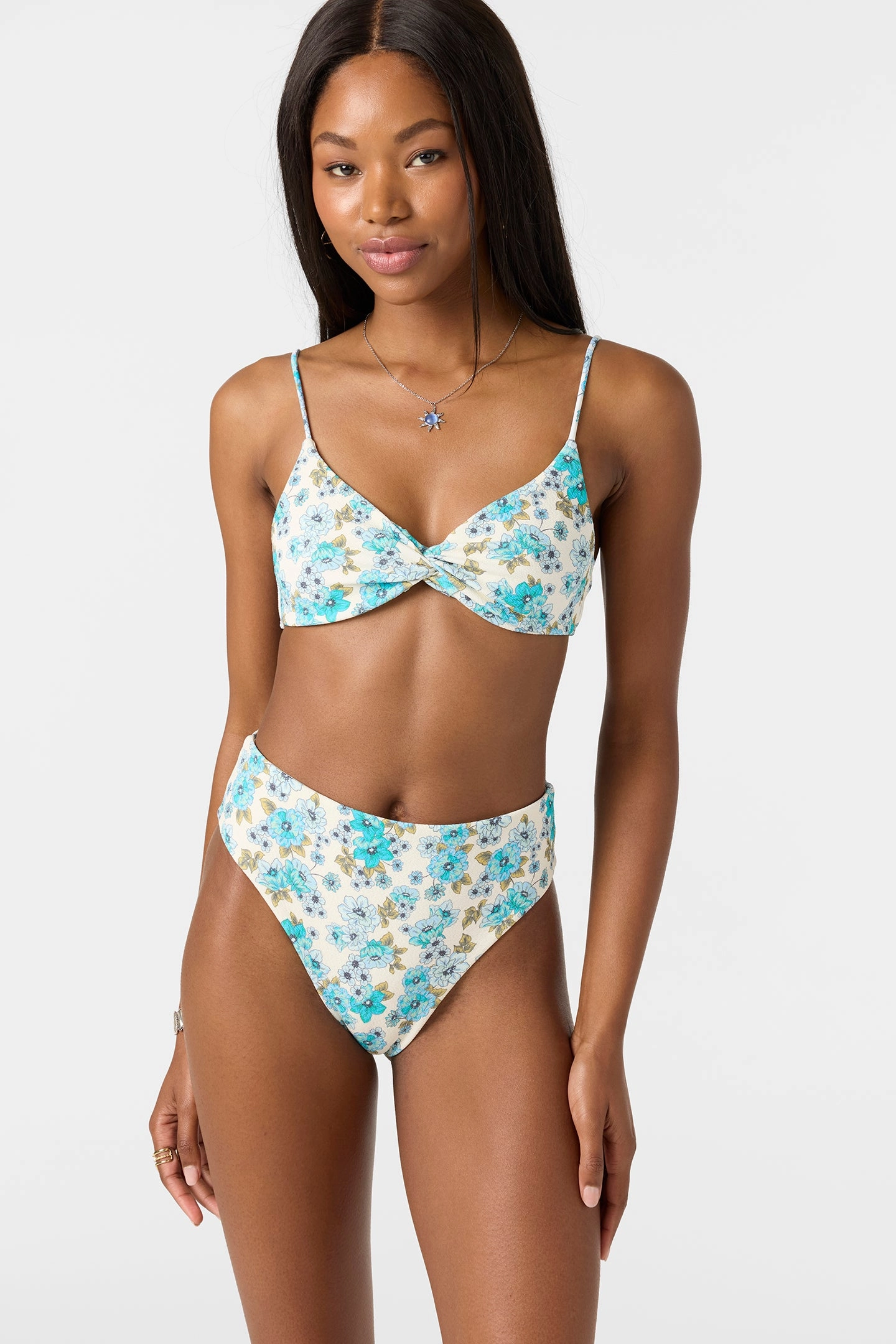 COASTAL FLORAL MALIBU TOP