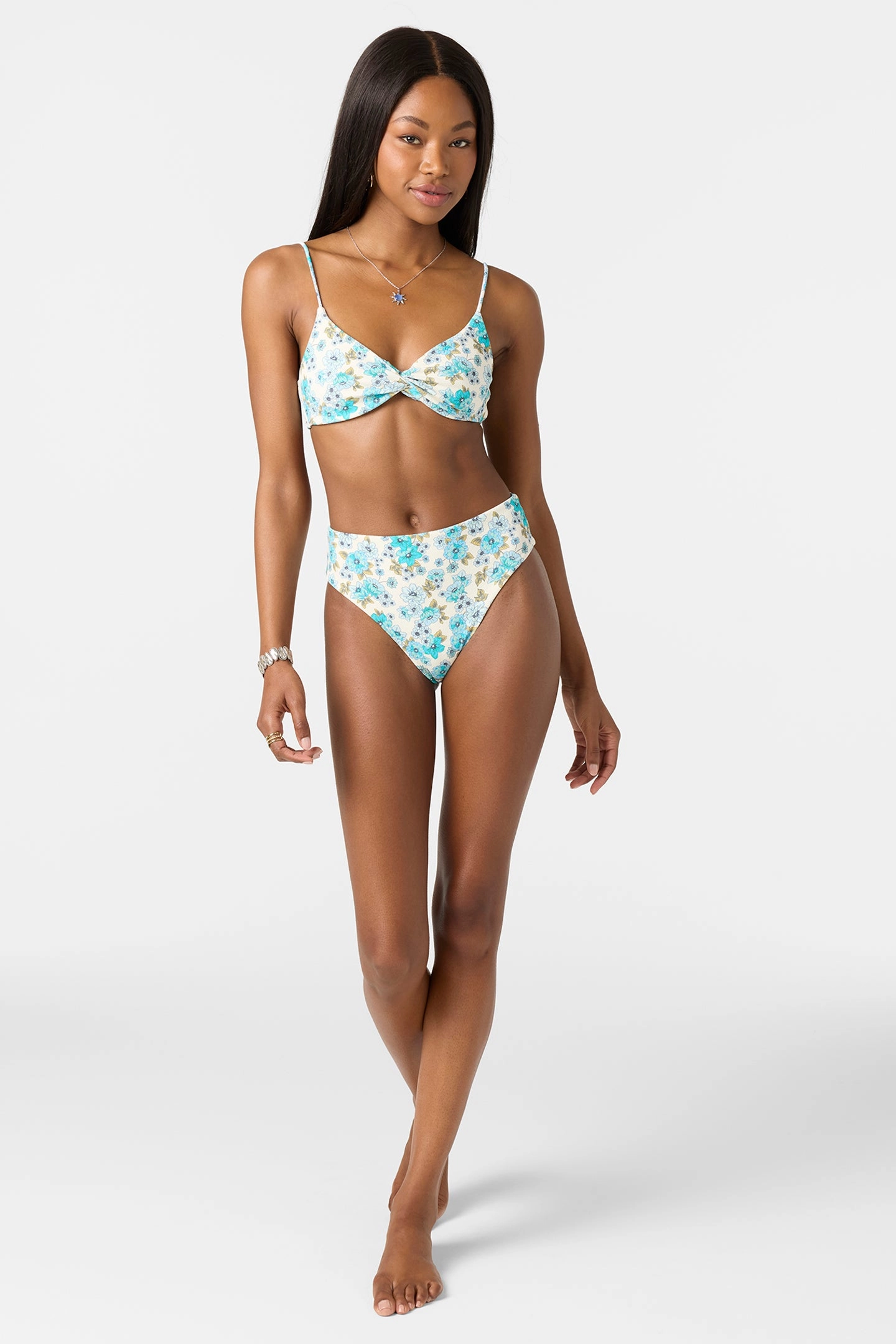 COASTAL FLORAL MALIBU TOP