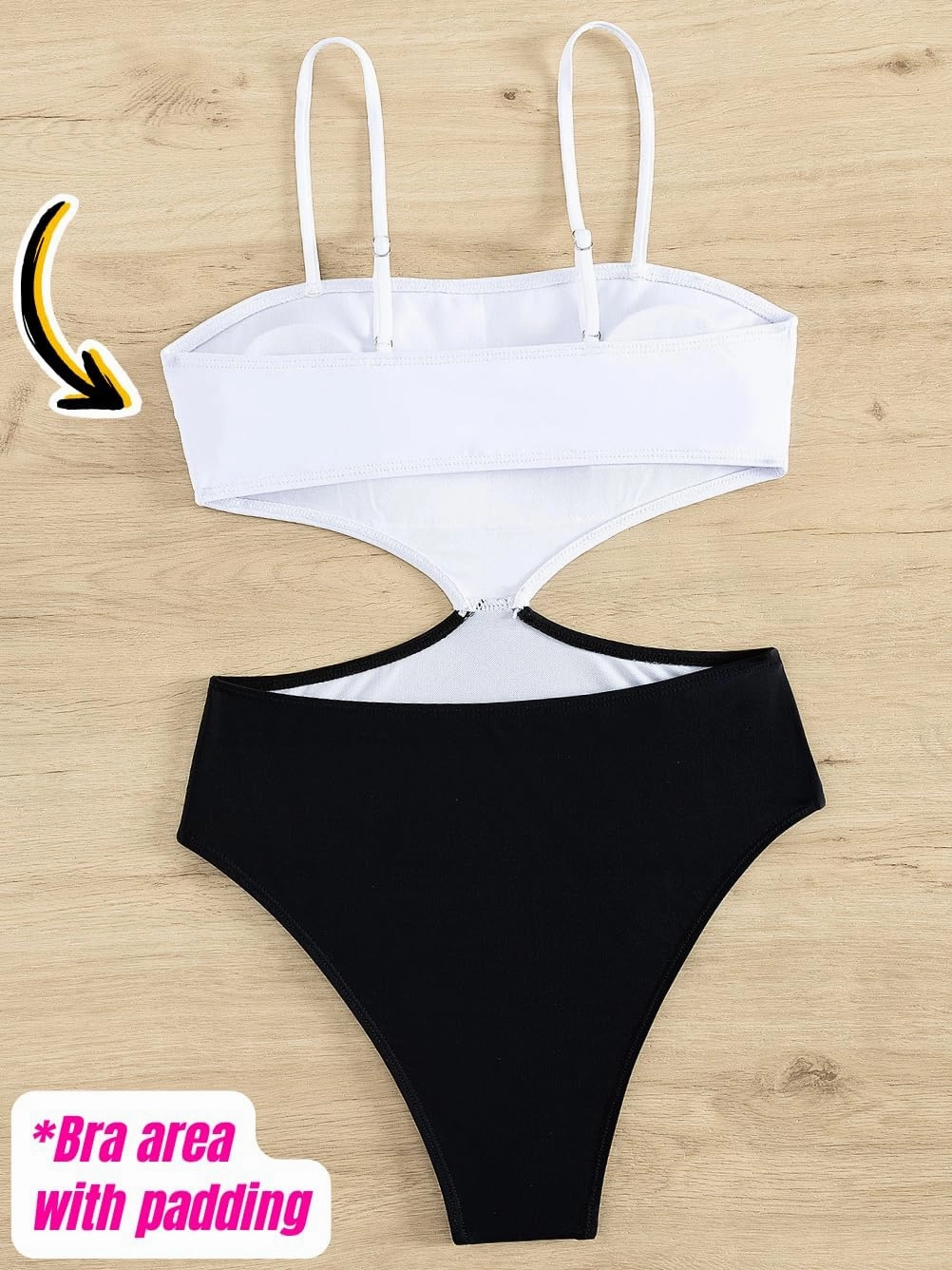 Color Block Swimsuit,Cut Out Sexy Monokini Women,Cheeky One Piece Swimsuits Beach Cruise Pool Party