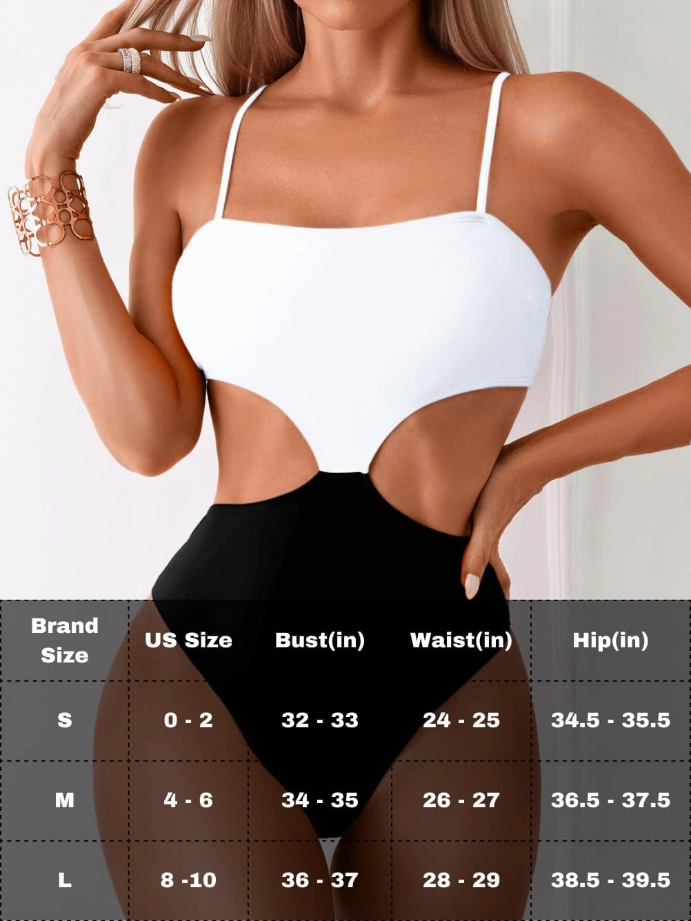 Color Block Swimsuit,Cut Out Sexy Monokini Women,Cheeky One Piece Swimsuits Beach Cruise Pool Party
