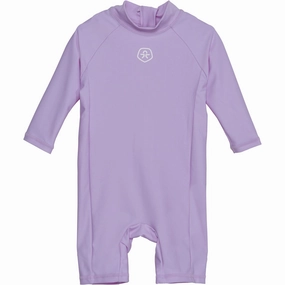 Color Kids Lavender Mist Swimsuit L/S