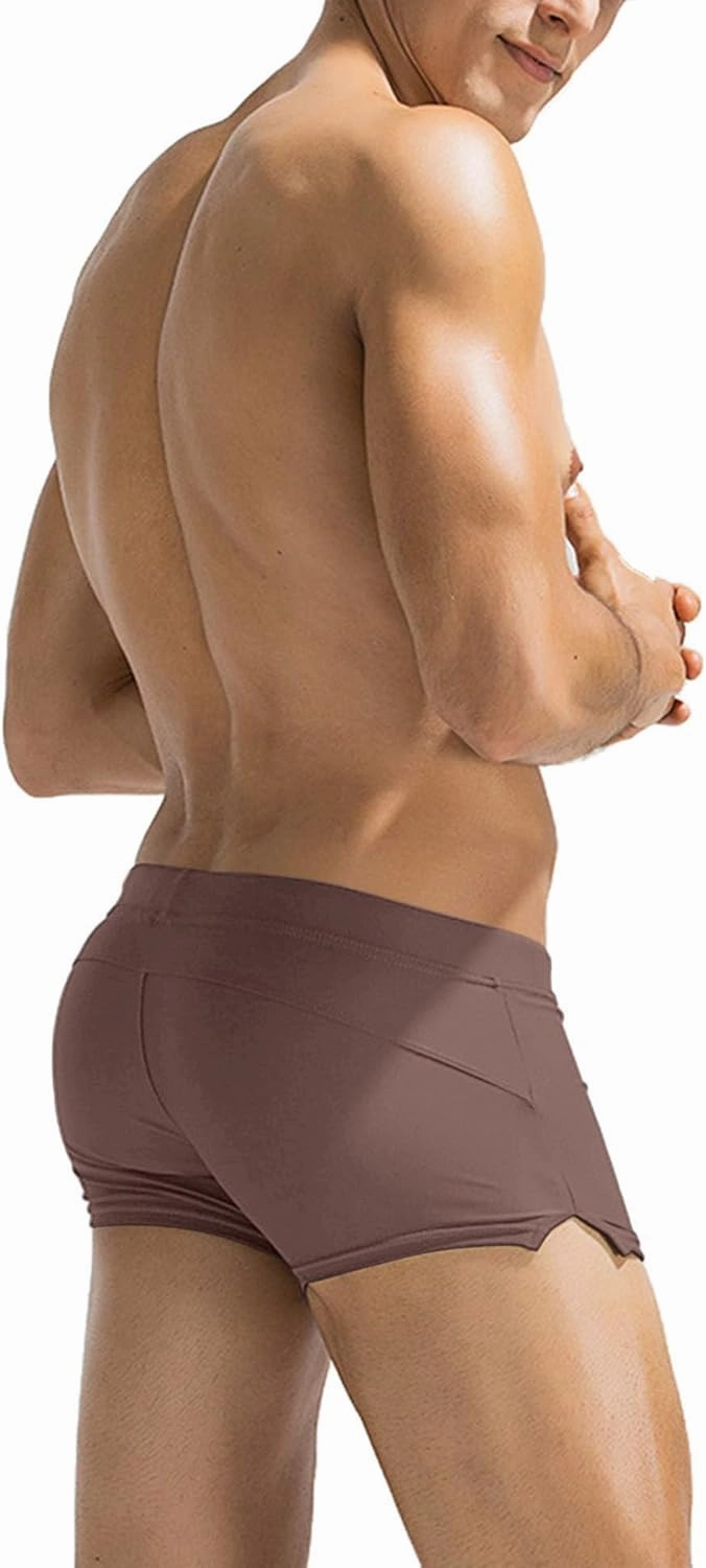 COOFANDY Mens Swim Trunks Swimwear Bathing Suit Swim Brief Square Leg Board Short S-3XL