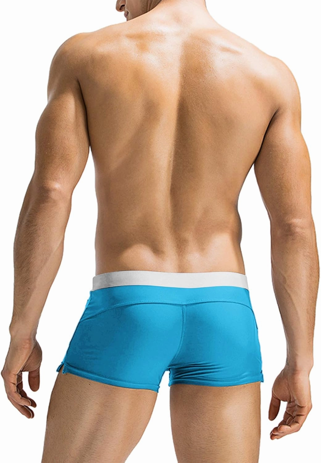 COOFANDY Mens Swim Trunks Swimwear Bathing Suit Swim Brief Square Leg Board Short S-3XL