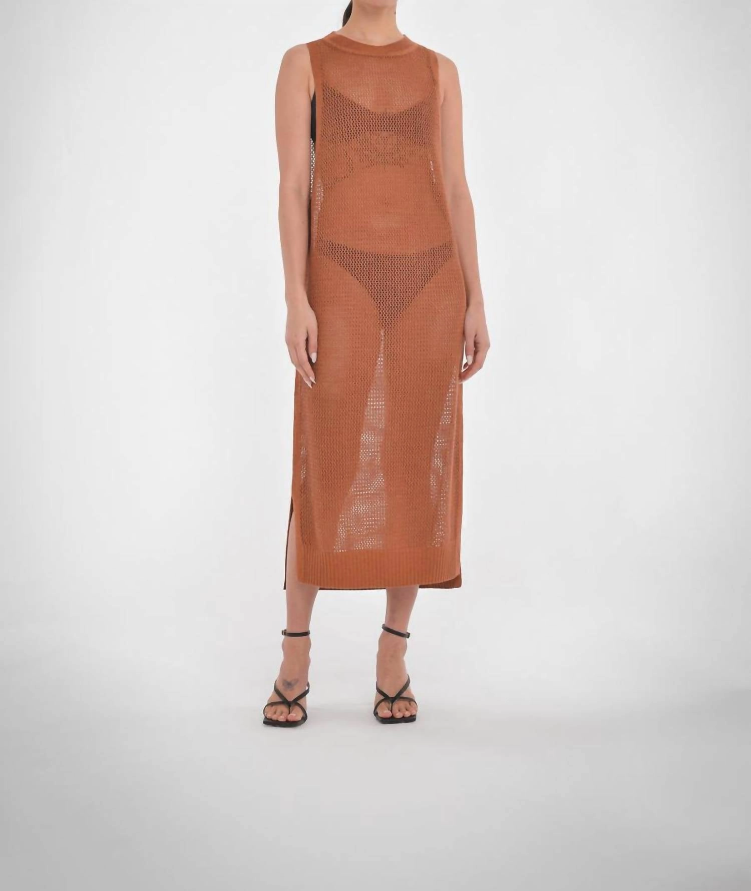 Cove Crochet Dress In Nutshell