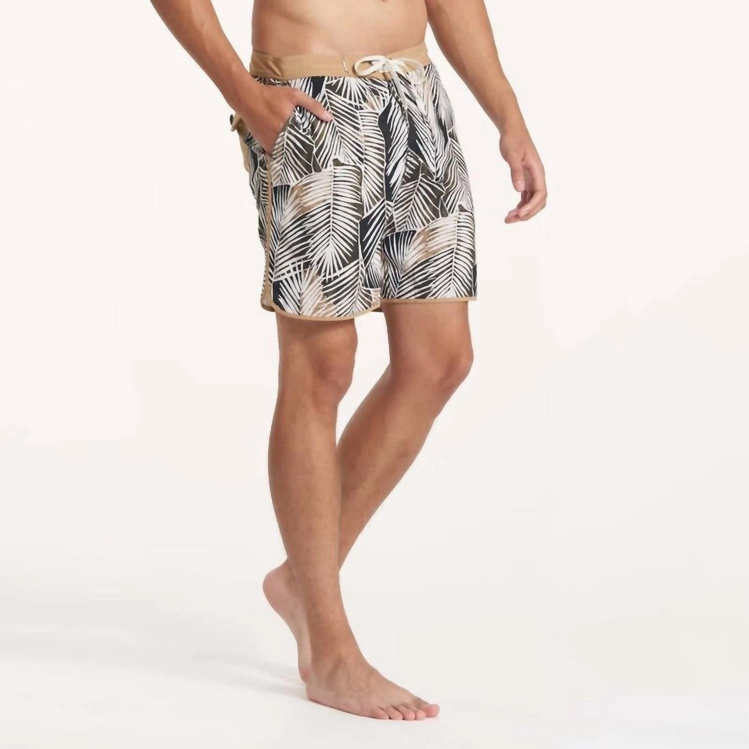 Cruise Boardshort In Wheat Fronds