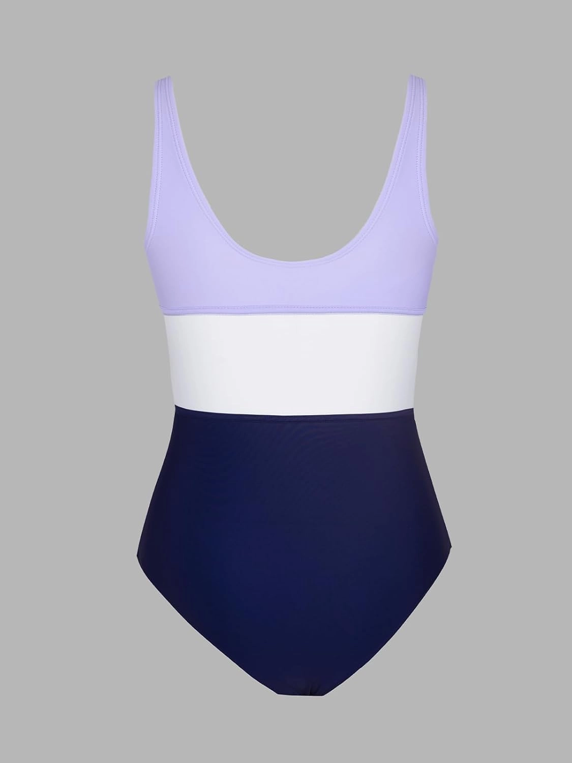 CUPSHE Women's One Piece Swimsuit Color Block Keyhole Cutout Bathing Suit