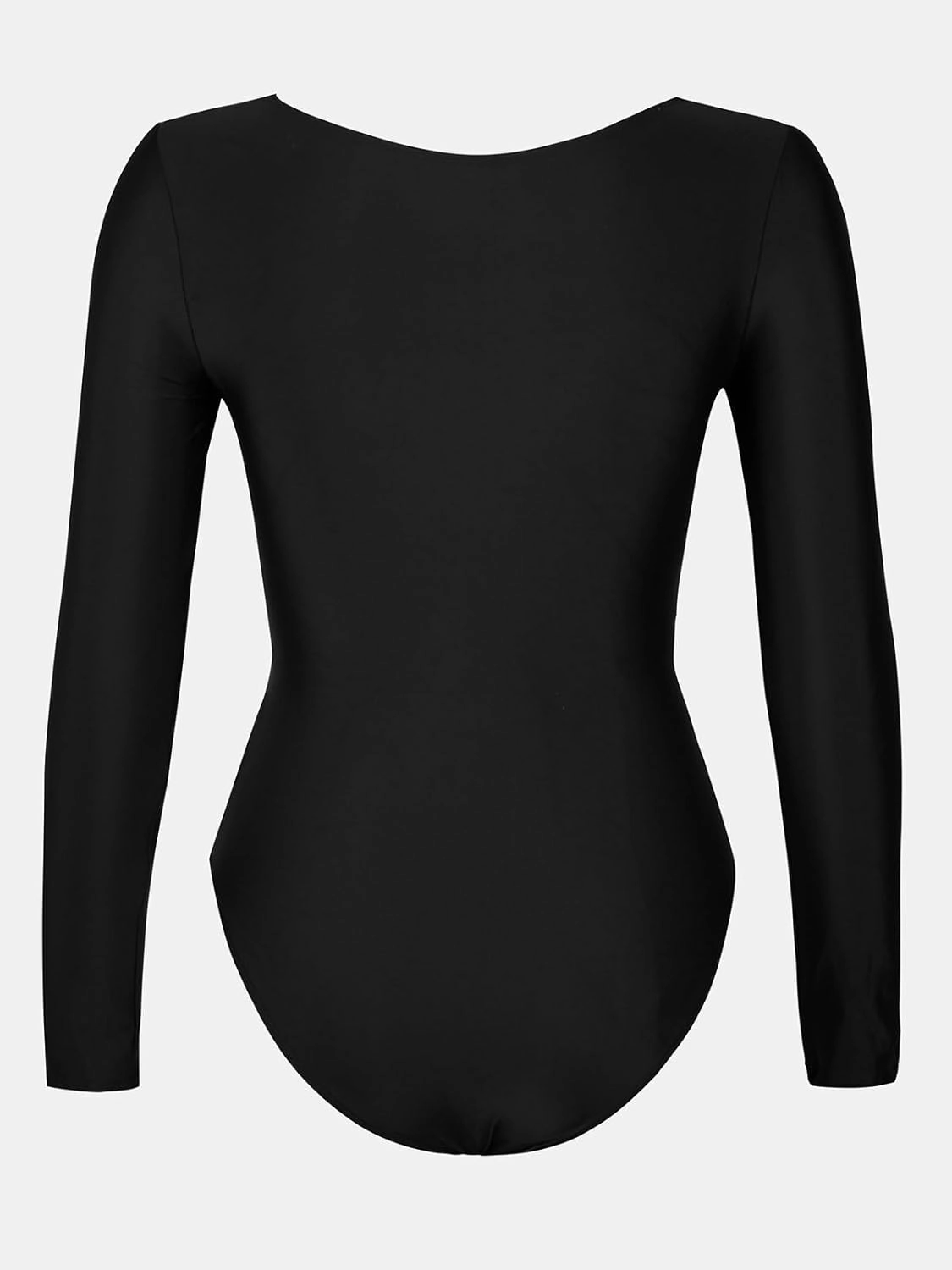 CUPSHE Women's One Piece Swimsuit Rash Guard Long Sleeve Cutout UPF 50  UV Deep V Neck O-Ring