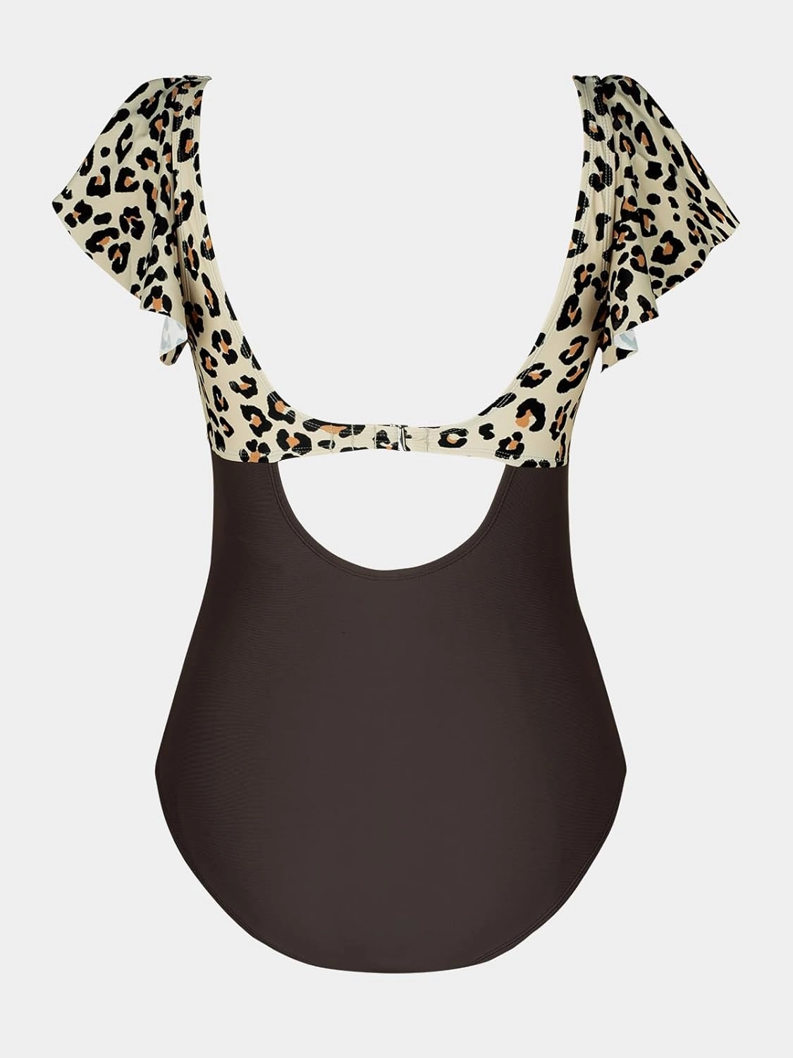 CUPSHE Women's One Piece Swimsuit Tummy Control Bathing Suit V Neck Ruffled Wrap Ruched Cutout Back Hook (Available in Plus)