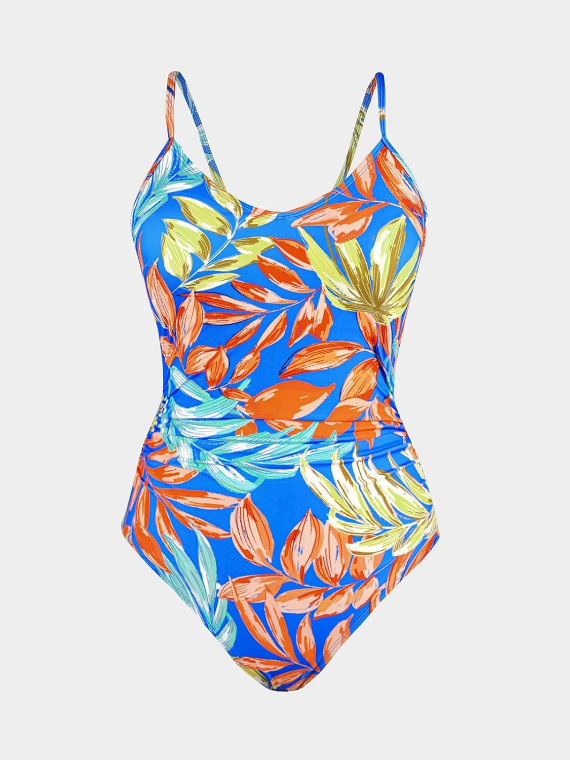 CUPSHE Women's One Piece Swimsuits Bathing Suits Cutout V Neck Tummy Control Adjustable Straps O Ring