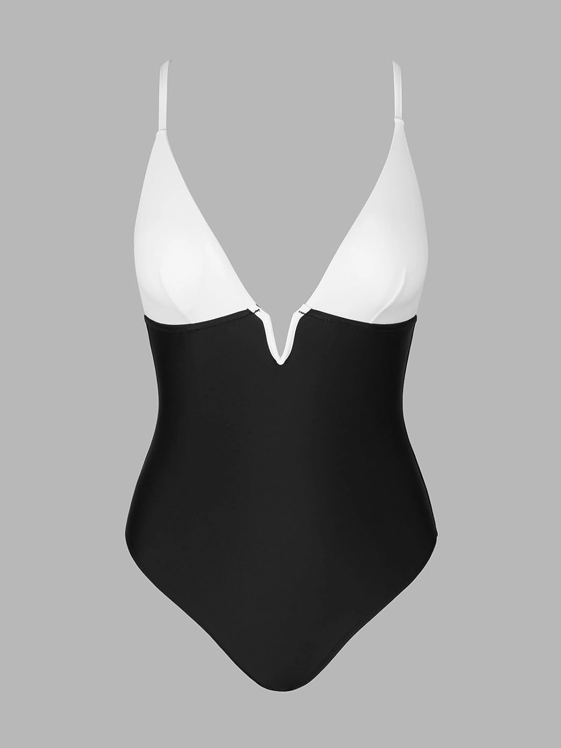 CUPSHE Women Swimsuit One Piece Bathing Suit Deep V Neck Crisscross Back Adjustable Strap