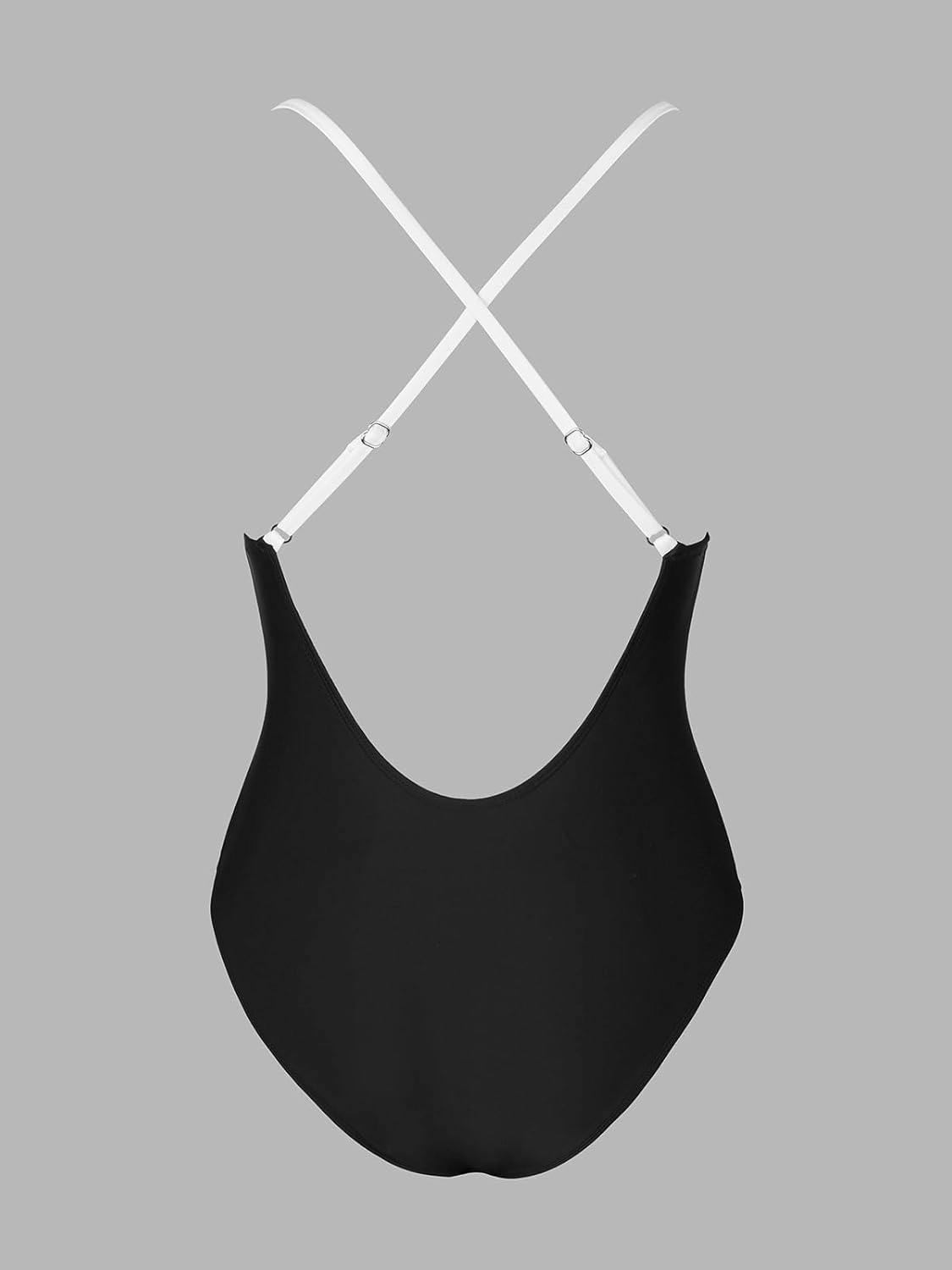 CUPSHE Women Swimsuit One Piece Bathing Suit Deep V Neck Crisscross Back Adjustable Strap