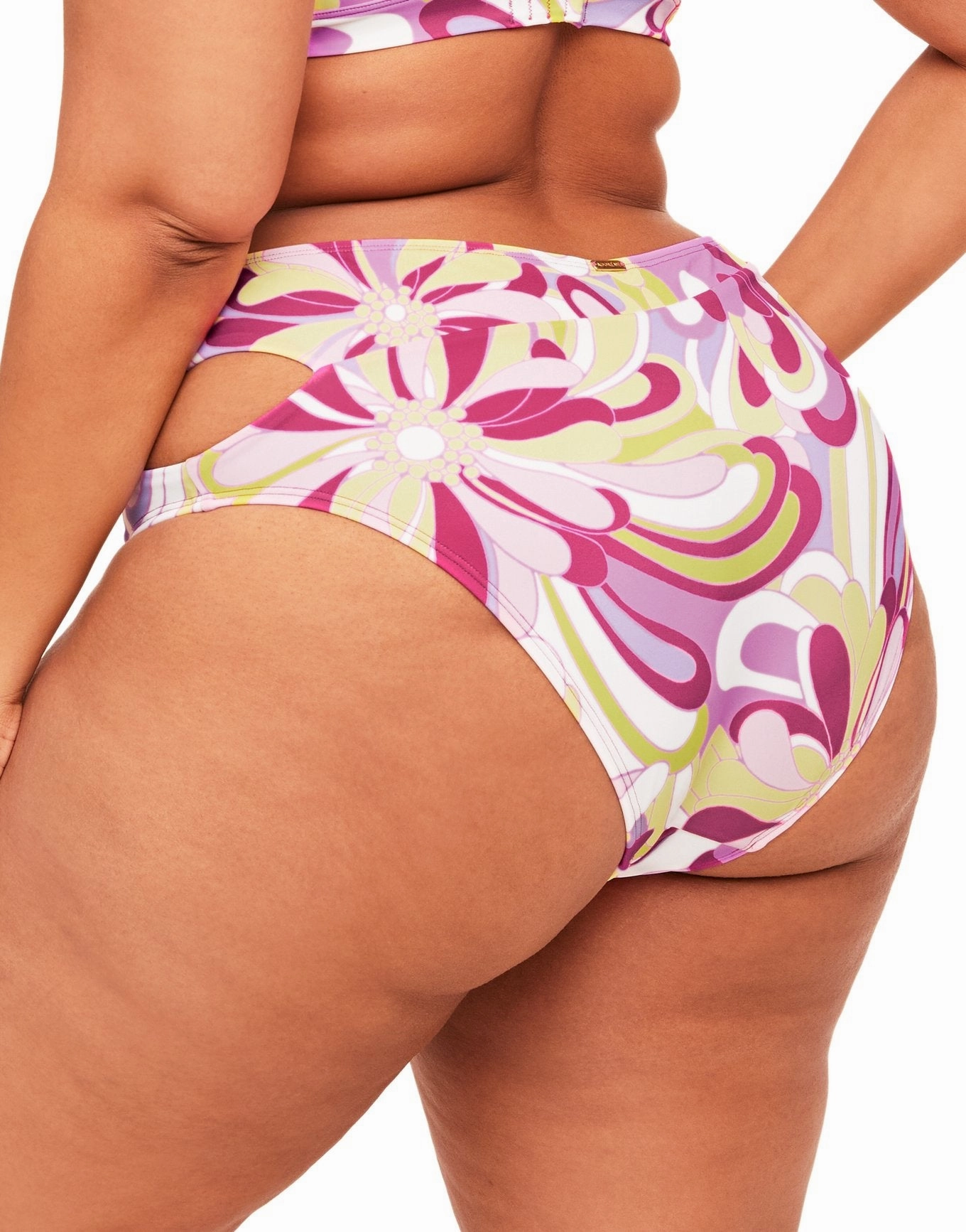 Darby Women's Plus-Size Swimwear High-Waisted Bikini Bottom