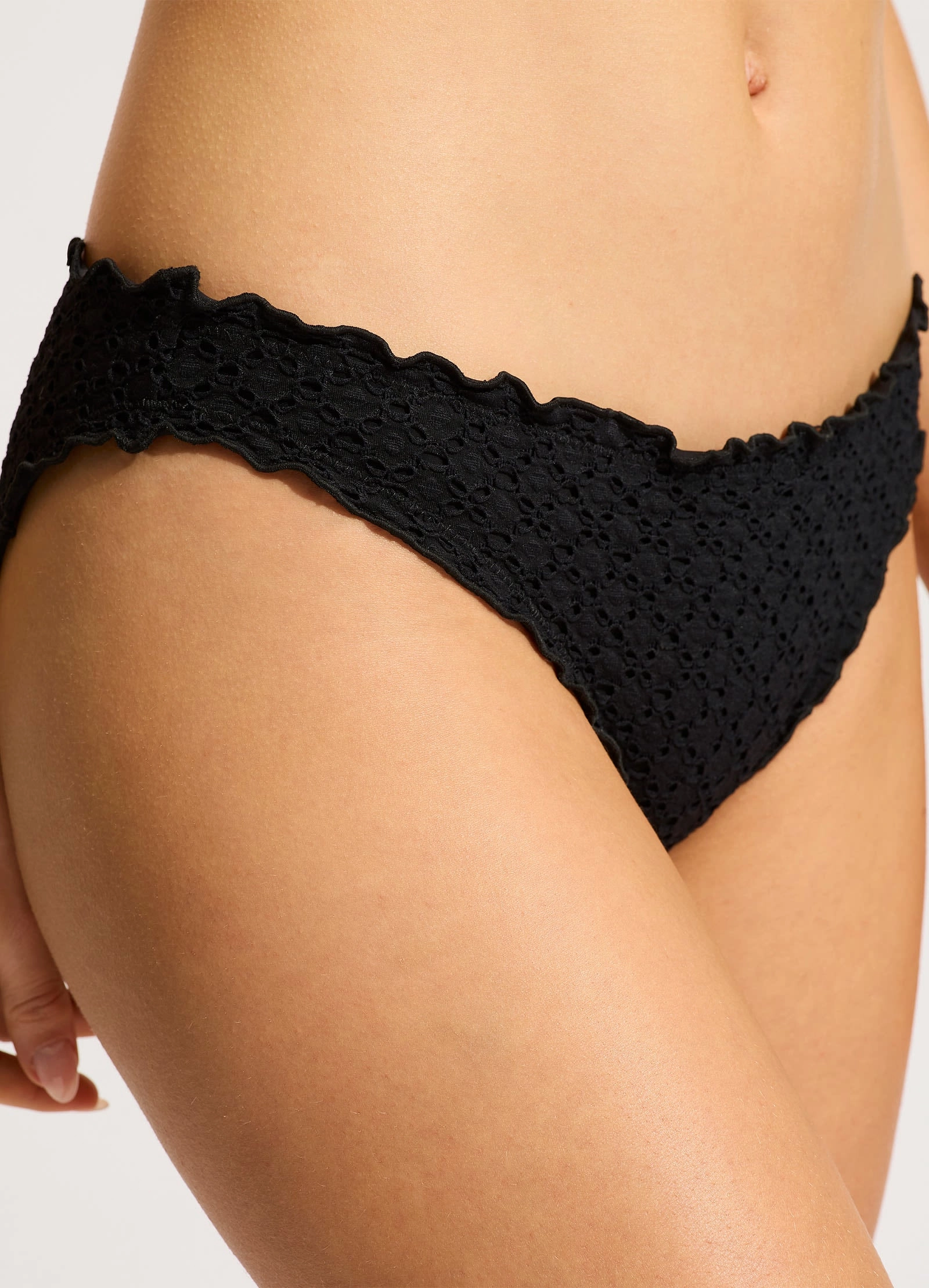 Daydreamer Hipster Bikini Bottom - Black