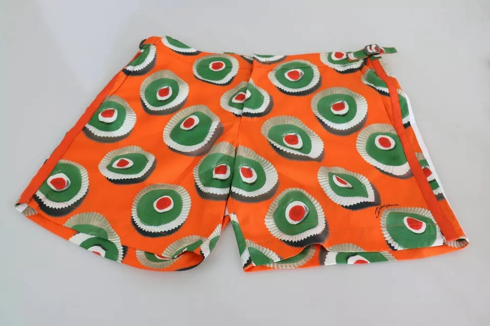Dolce & Gabbana Cupcake Beachwear Shorts Men's Swimwear