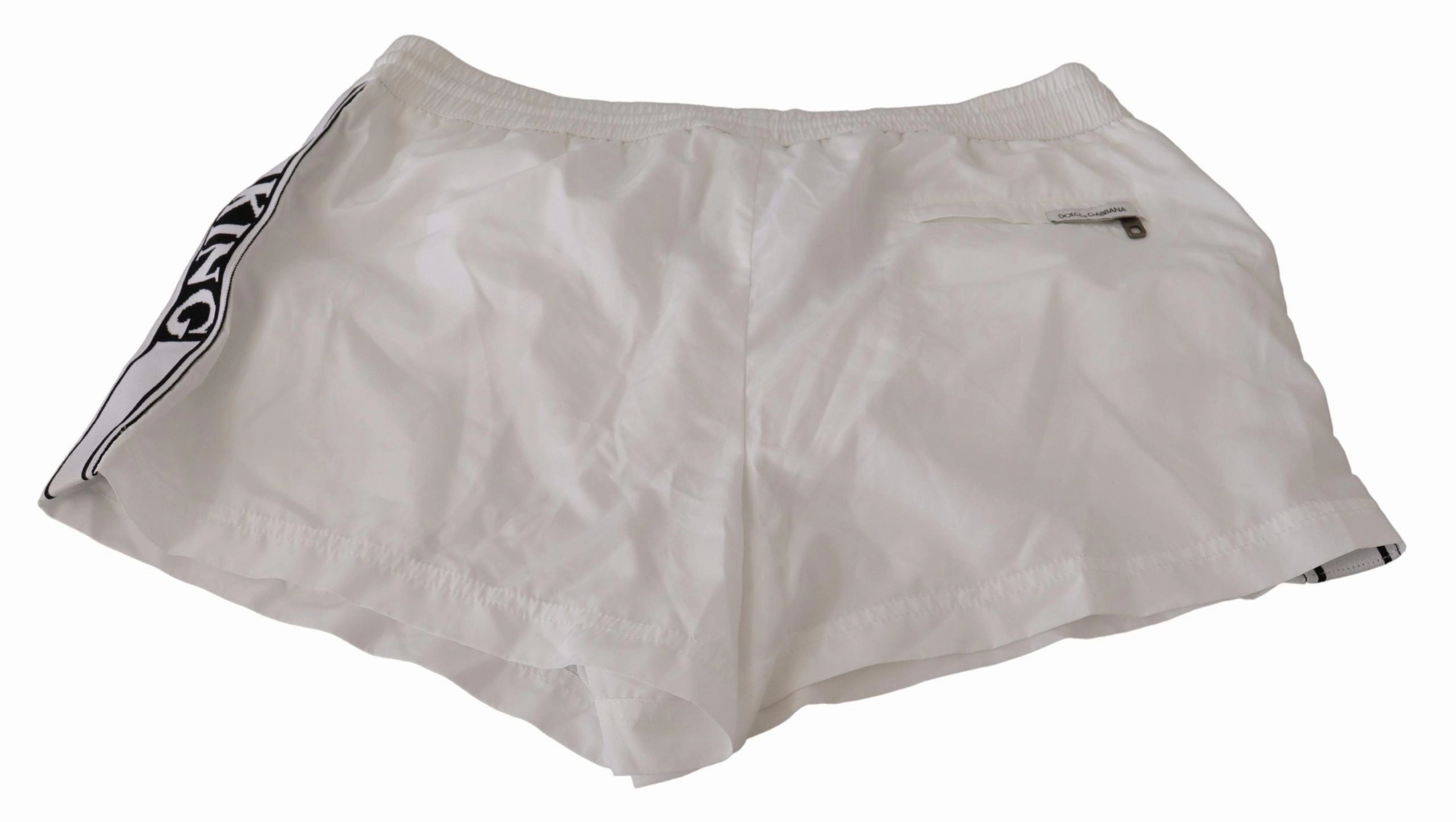 Dolce & Gabbana Elegant KING Motive Swim Men's Trunks