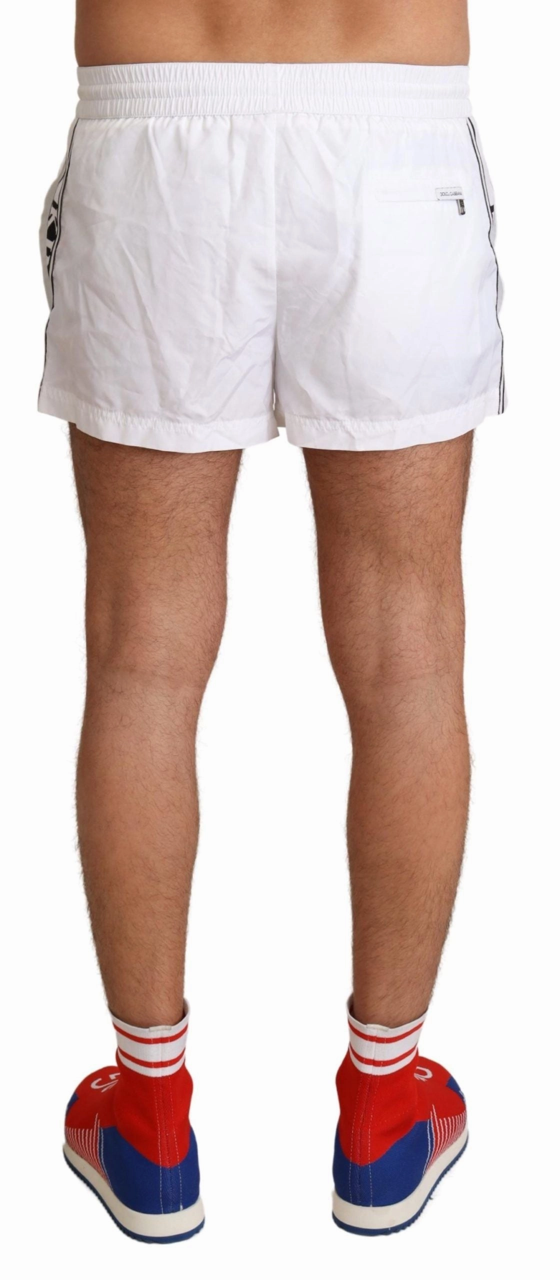 Dolce & Gabbana Elegant KING Motive Swim Men's Trunks
