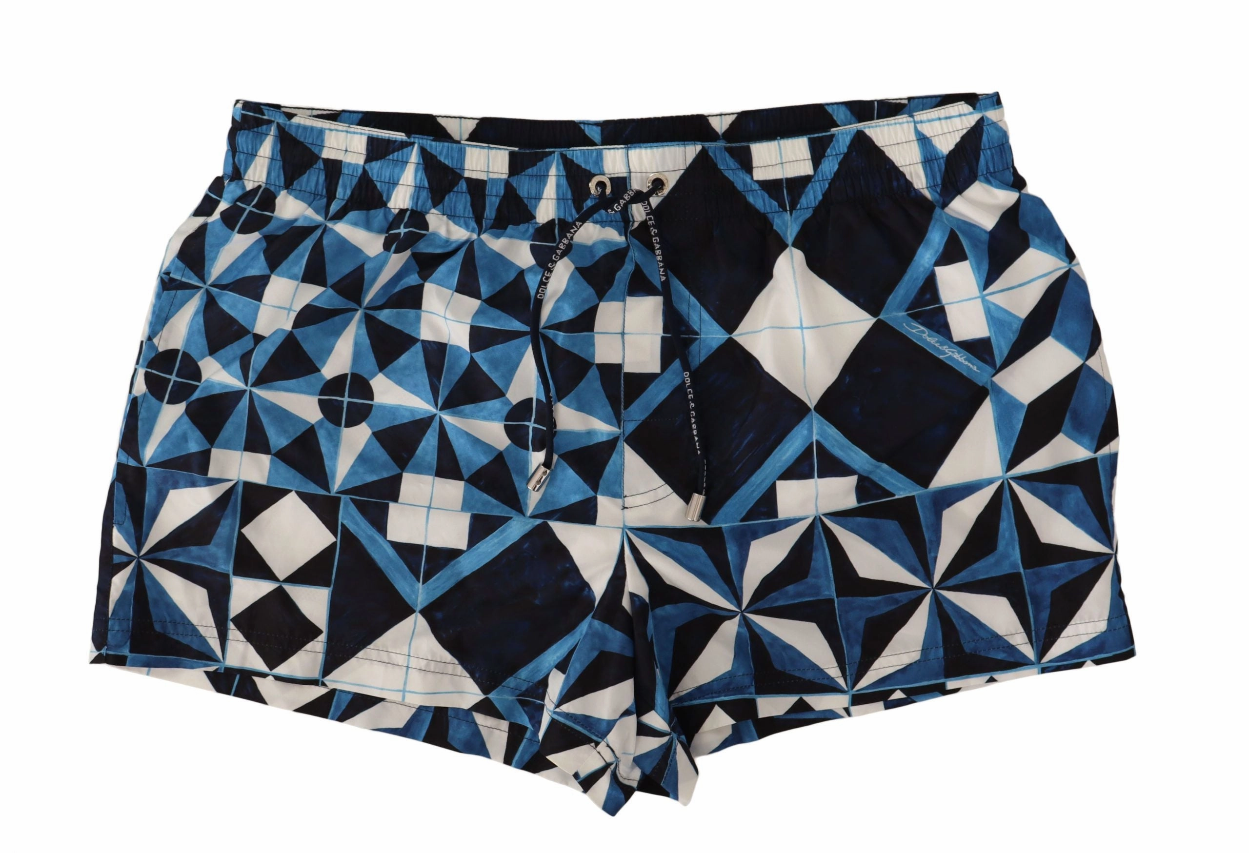 Dolce & Gabbana Majestic Majolica Print Swim Men's Trunks