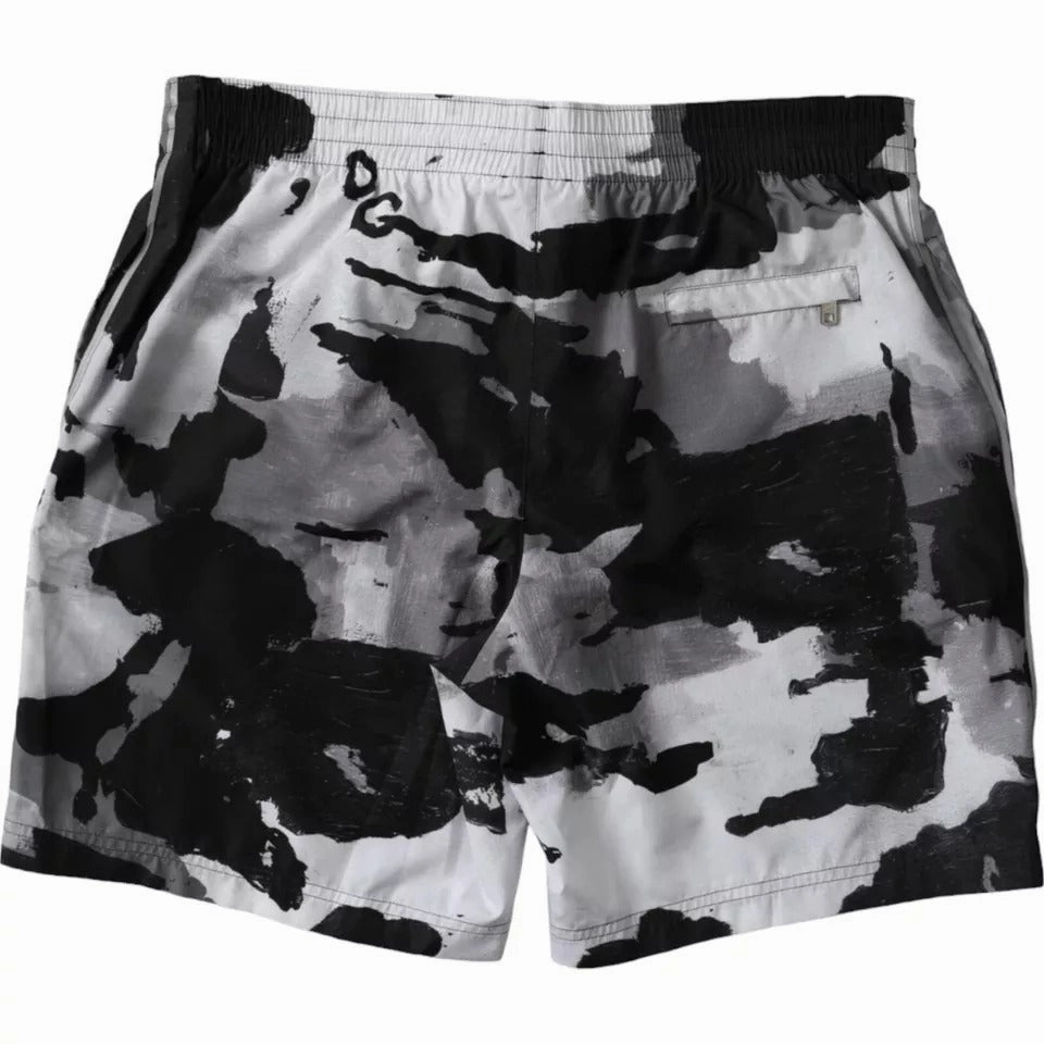 Dolce & Gabbana multi Camouflage DG Logo Beachwear Shorts Men's Swimwear