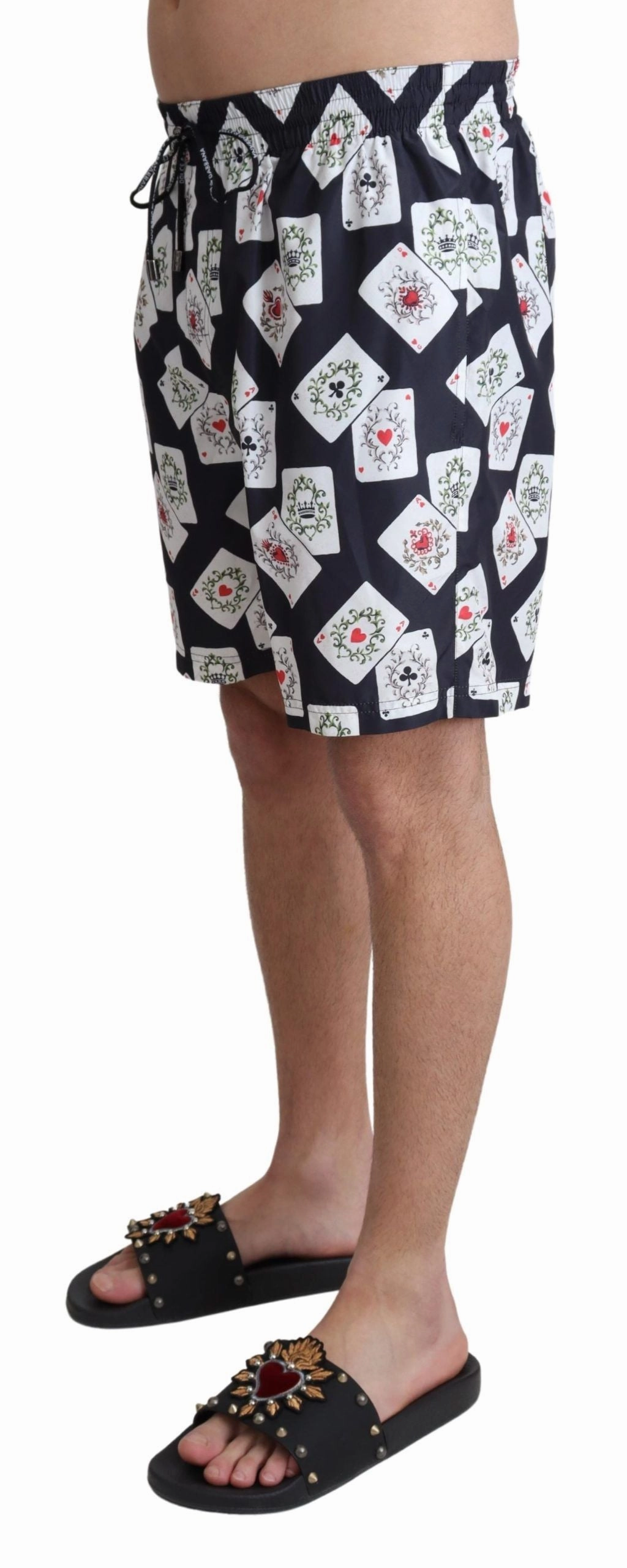 Dolce & Gabbana multi Card Deck Printed Swim Men's Trunks