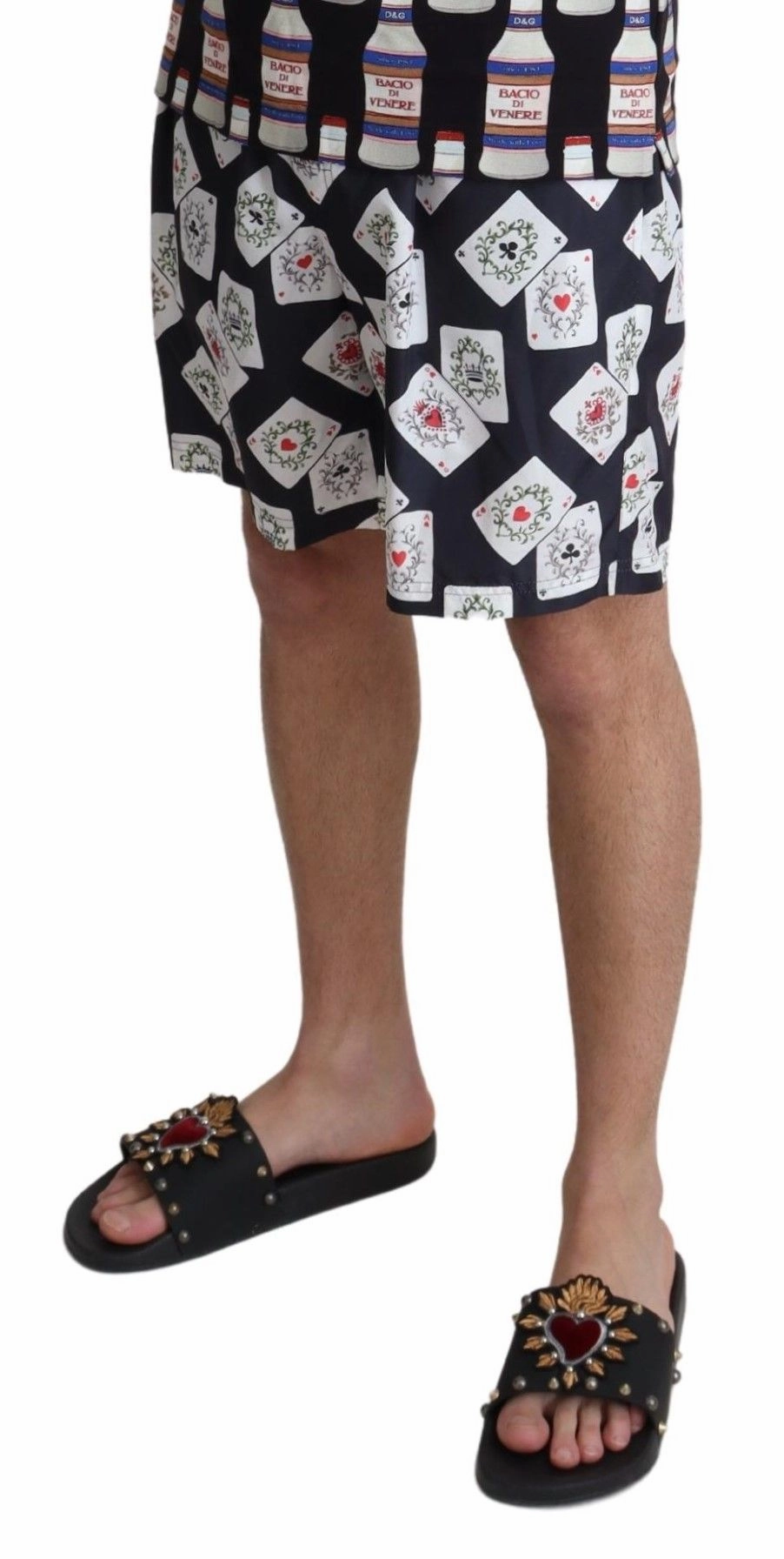 Dolce & Gabbana multi Card Deck Printed Swim Men's Trunks