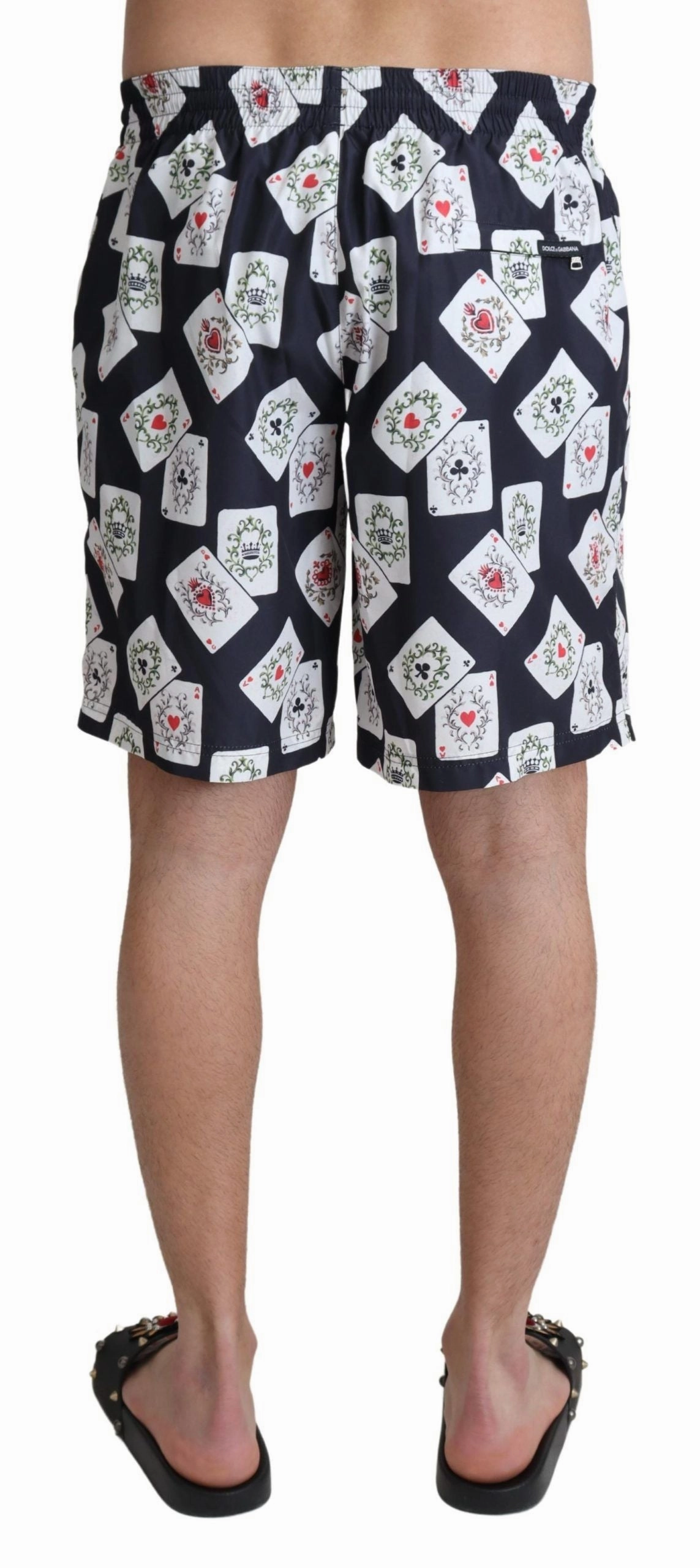 Dolce & Gabbana multi Card Deck Printed Swim Men's Trunks