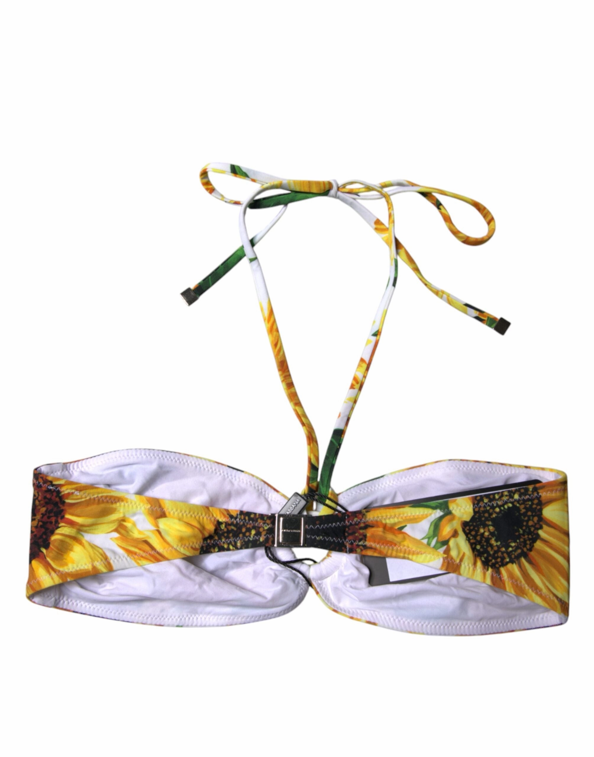 Dolce & Gabbana multi Floral Halter Beachwear Bikini Top Women's Swimwear
