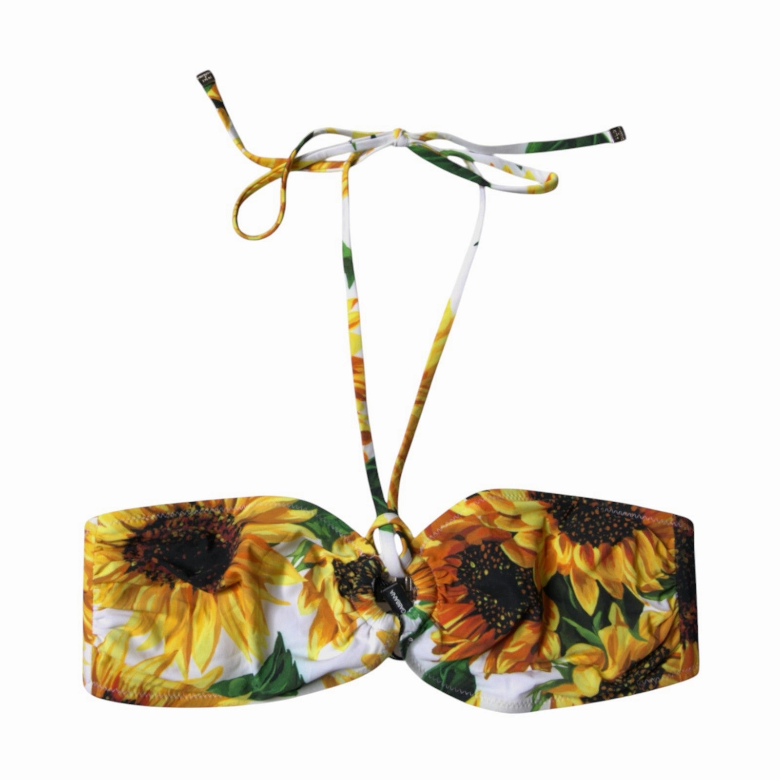 Dolce & Gabbana multi Floral Halter Beachwear Bikini Top Women's Swimwear