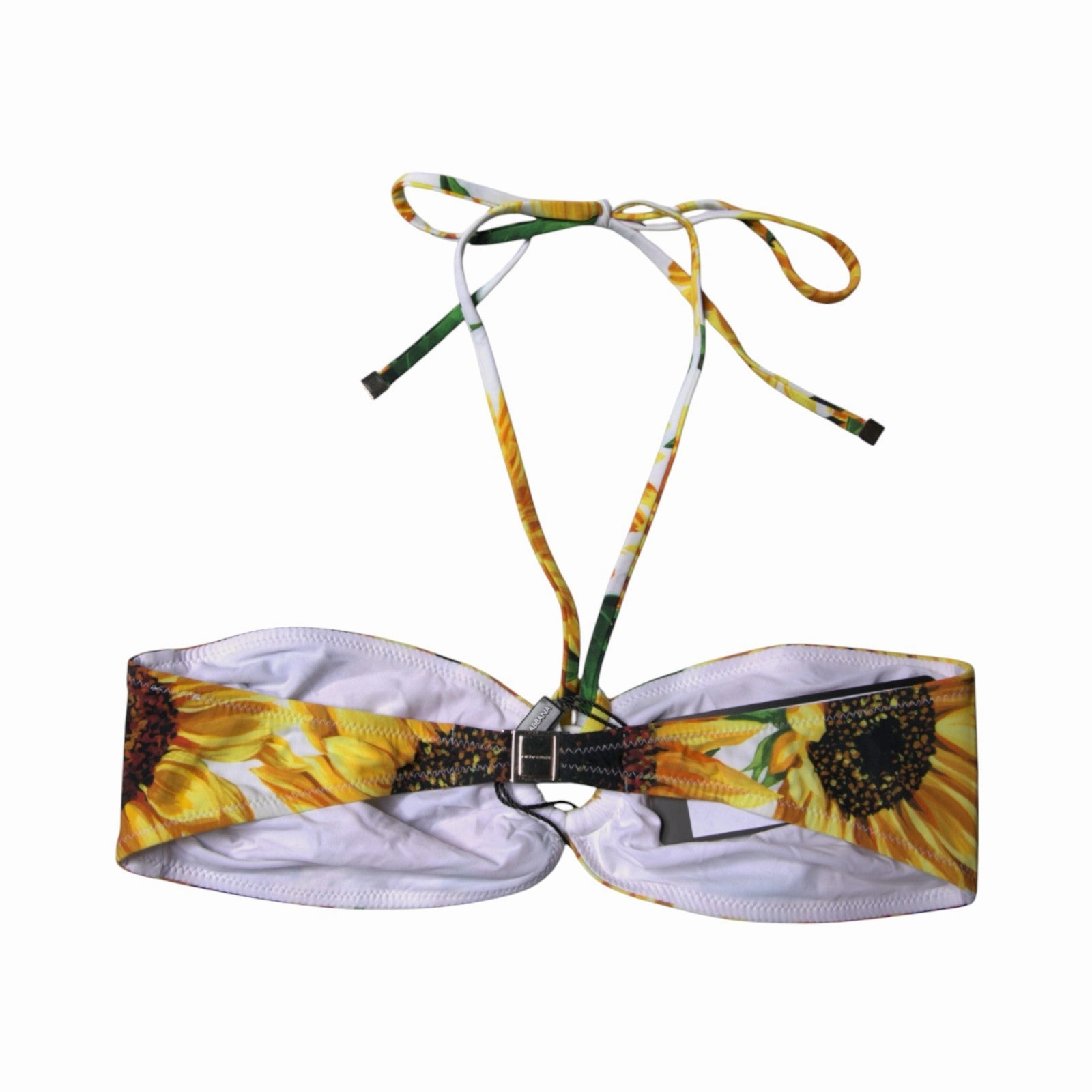 Dolce & Gabbana multi Floral Halter Beachwear Bikini Top Women's Swimwear