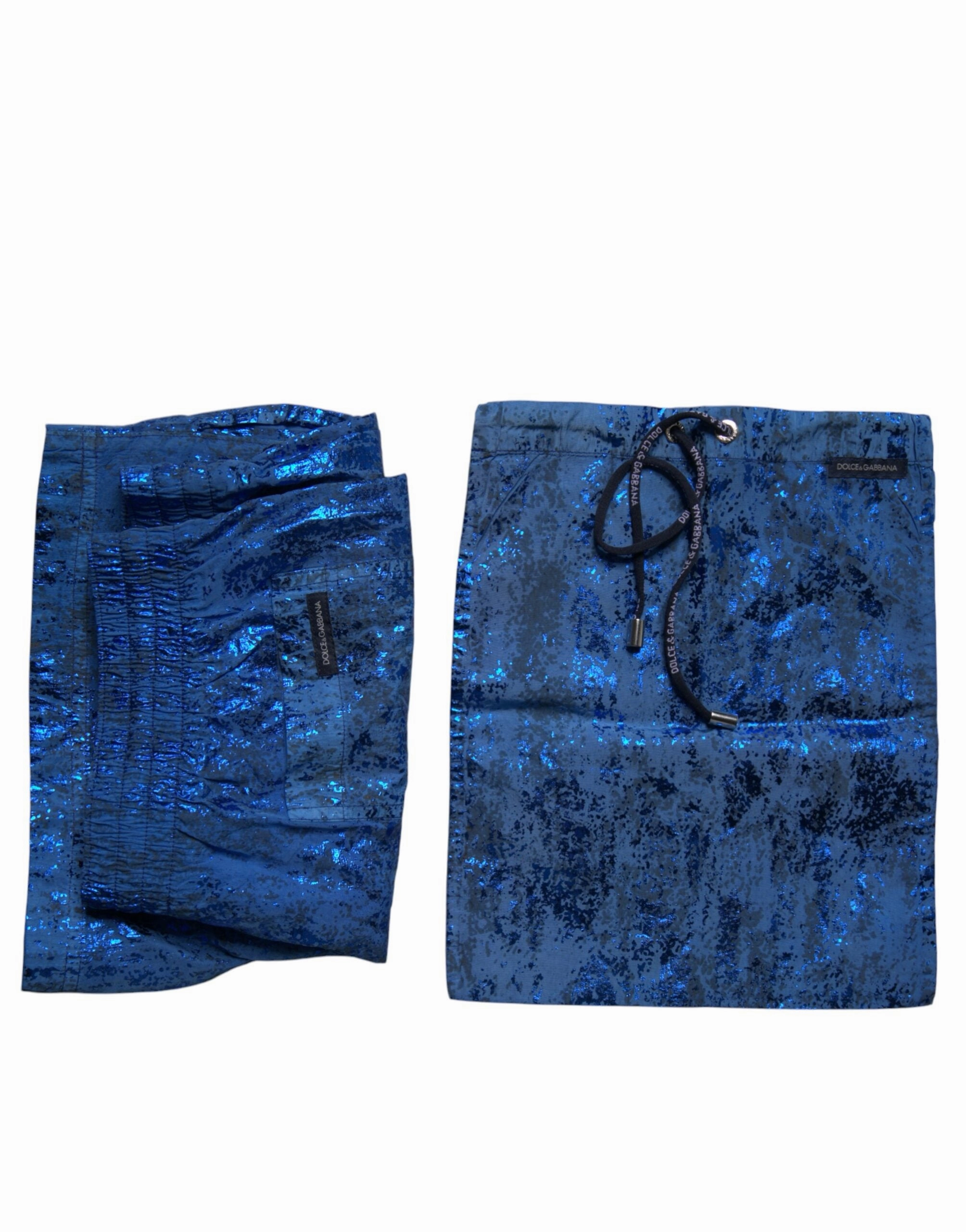 Dolce & Gabbana Nylon Beachwear Swim Shorts 2Pc Men's Swimwear (Pre-Owned)
