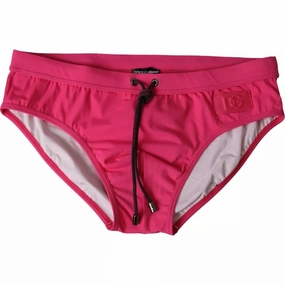 Dolce & Gabbana Nylon DG Logo Beachwear Brief Swimwear Men's Men