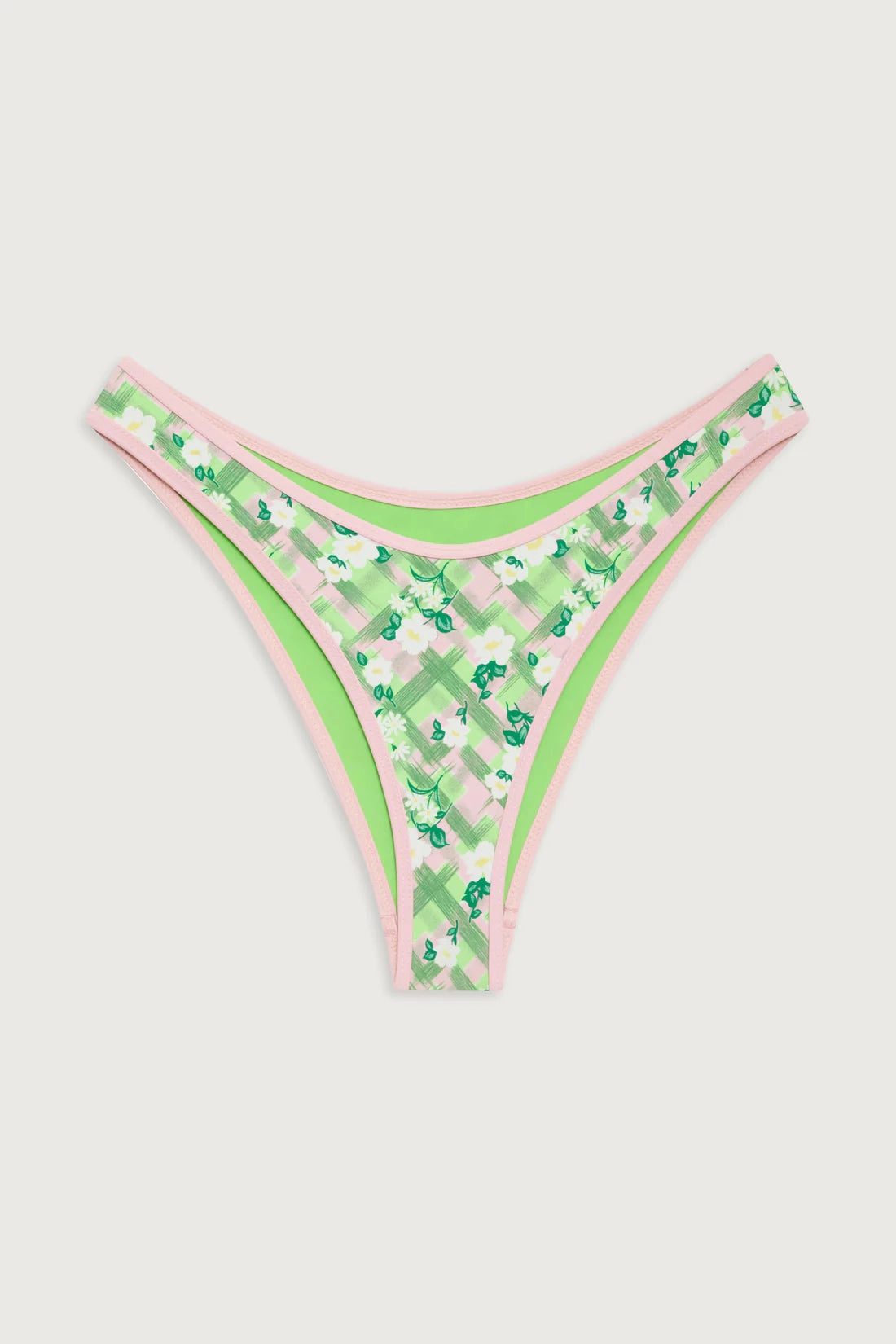 Dove Plaid Classic Bikini Bottom