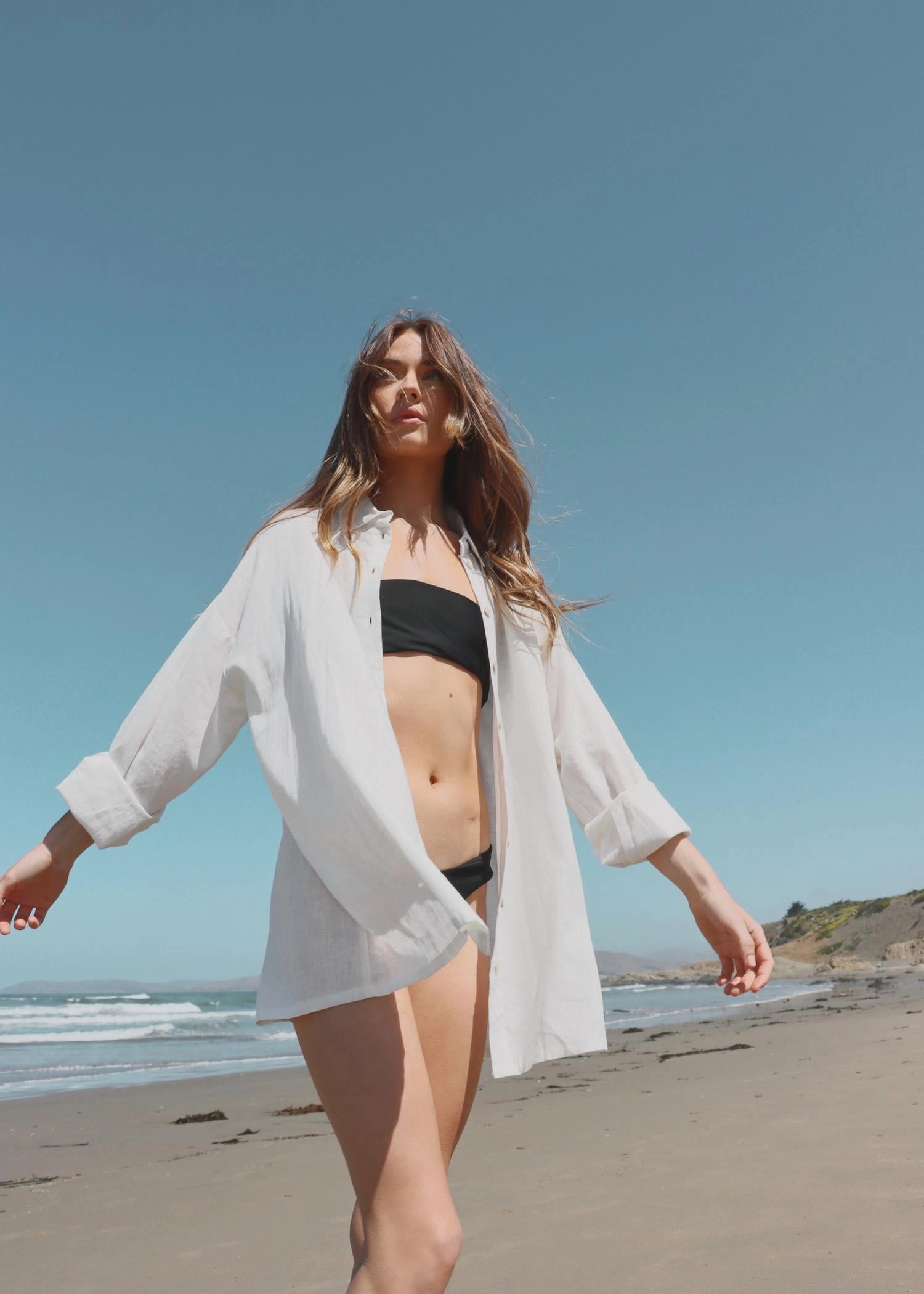Dreaming Of Kona Cover Up Top In Ivory