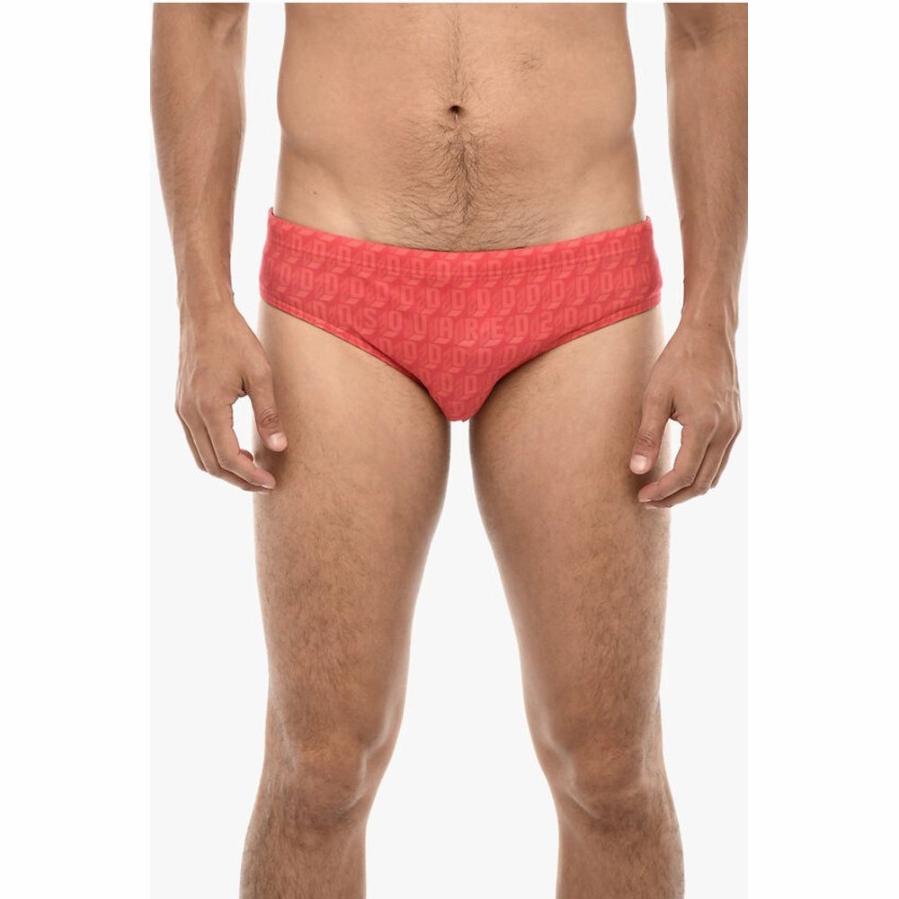 Dsqua D2 Geometric Motif Swim Men's Briefs