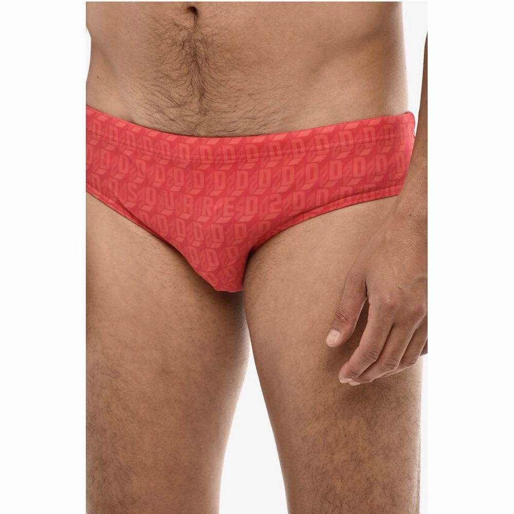 Dsqua D2 Geometric Motif Swim Men's Briefs