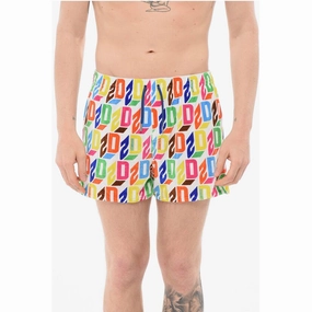Dsquared All-Over logo Chenille Swim Men's Shorts