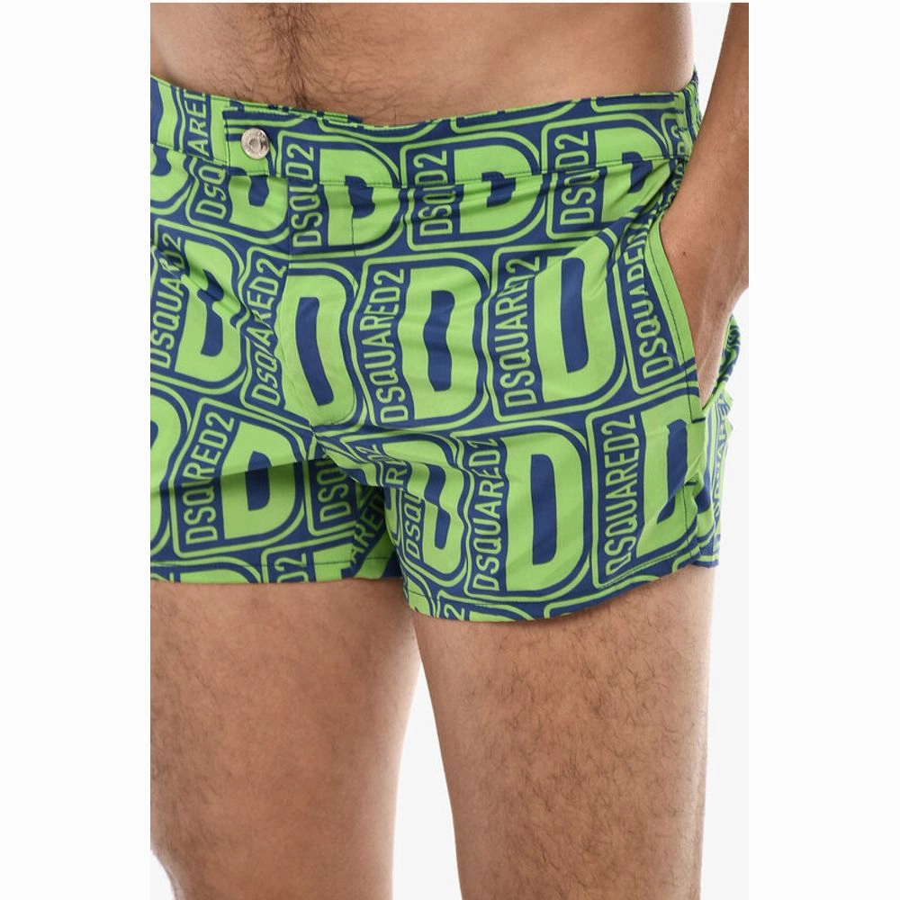 Dsquared Allover Logo Print MIDI Men's Swimshorts