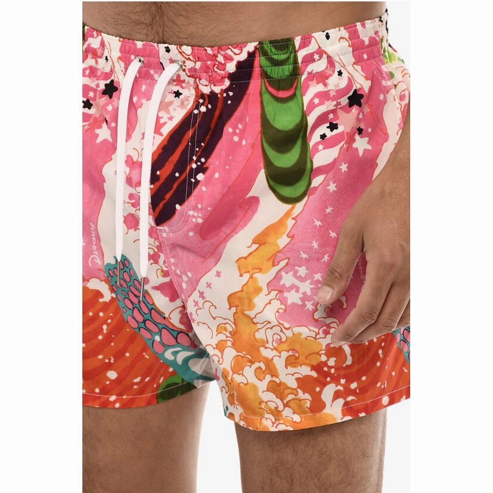 Dsquared Allover Printed Swim Men's Shorts