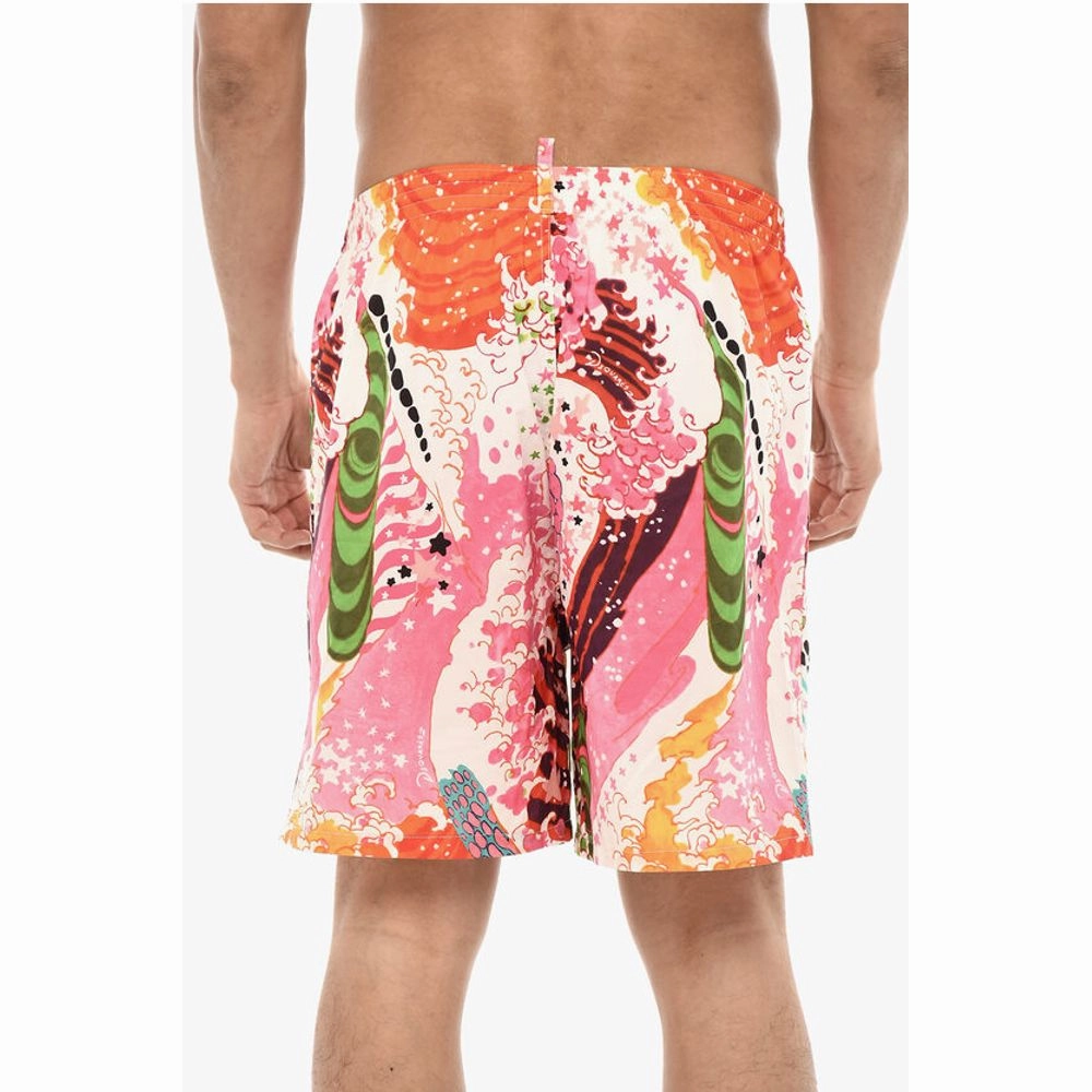 Dsquared Allover Printed Swim Men's Shorts