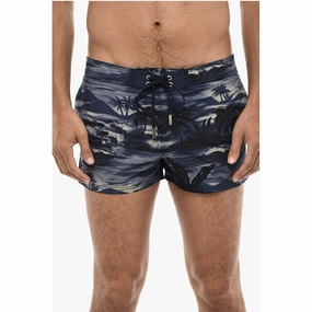Dsquared Beach Print Boxer Swim Men's shorts