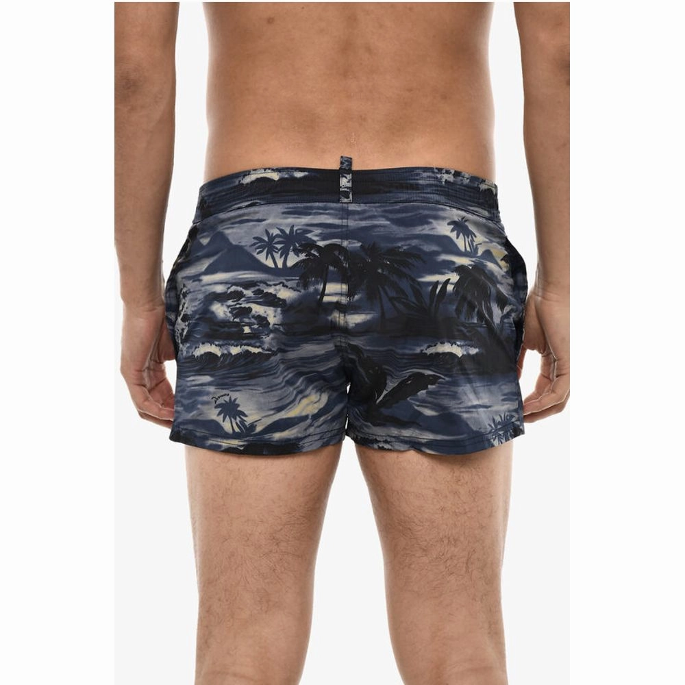 Dsquared Beach Print Boxer Swim Men's shorts