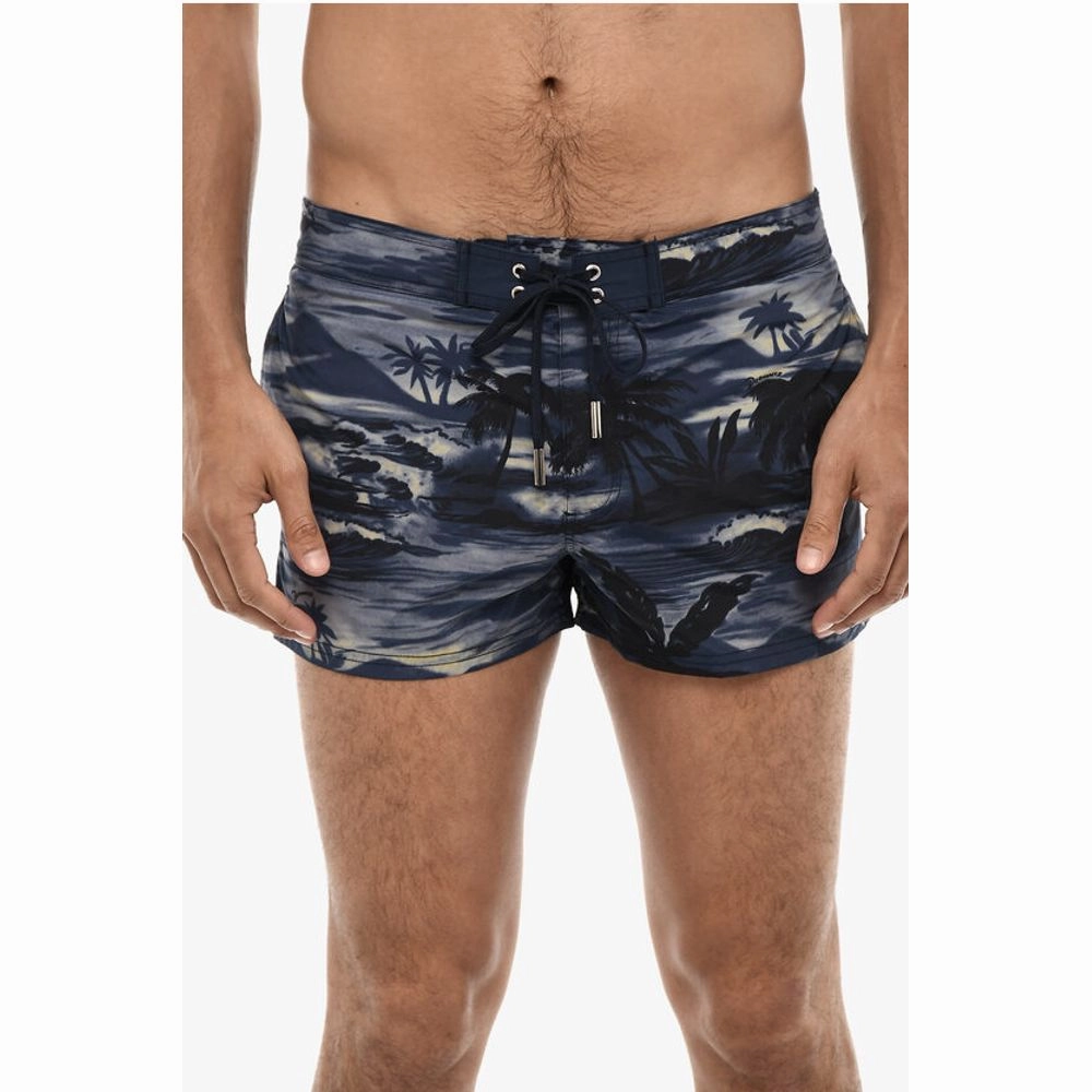 Dsquared Beach Print Boxer Swim Men's shorts