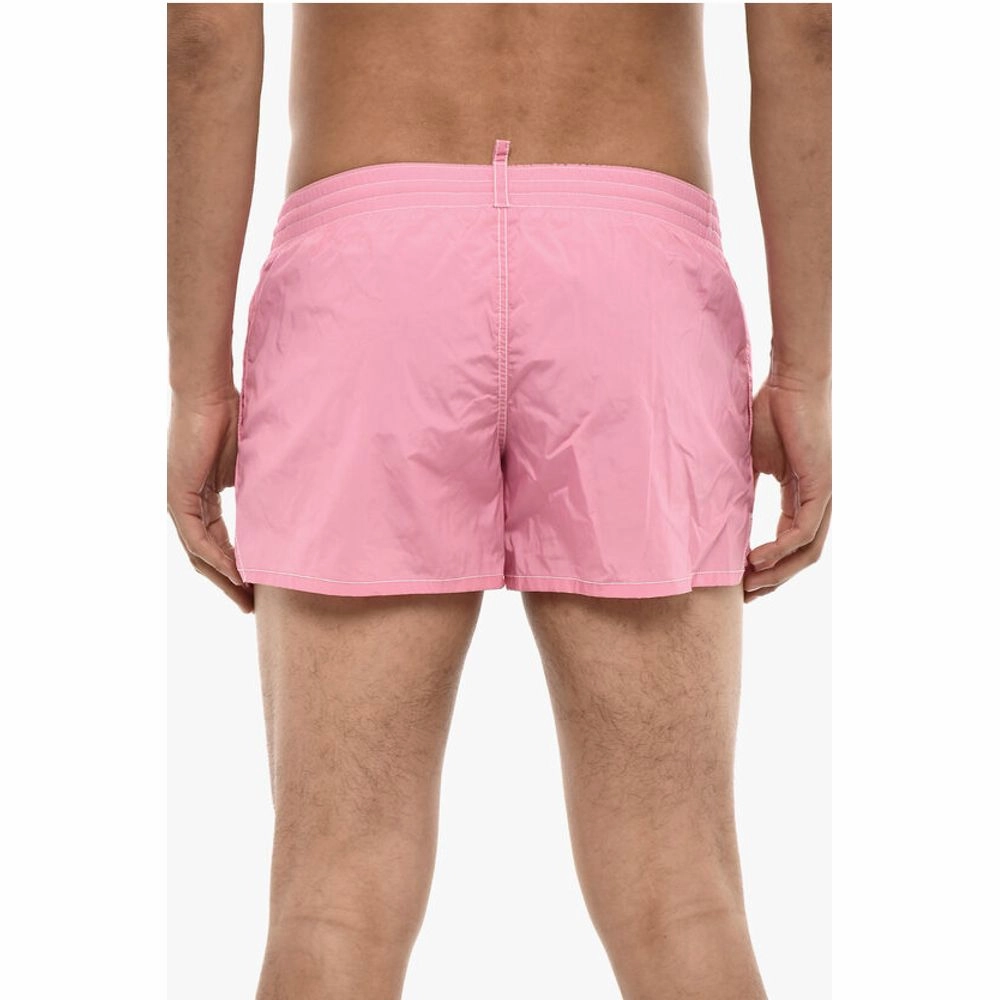 Dsquared Logo Print MIDI Boxer Men's Swimsuit
