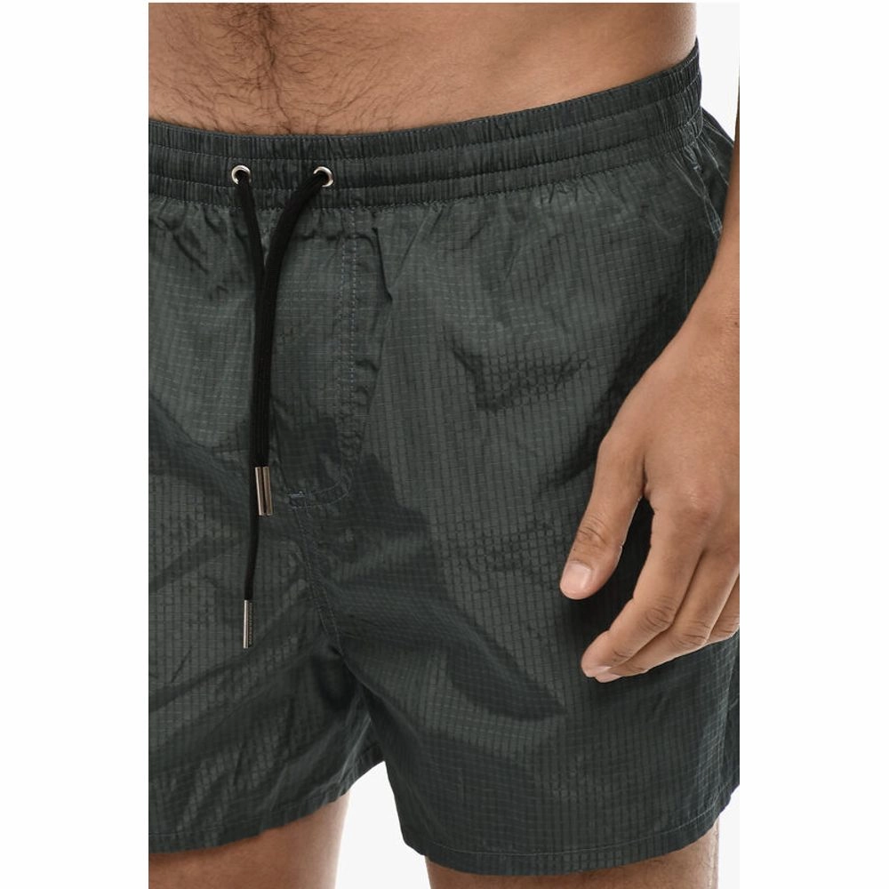 Dsquared Logo Print MIDI Boxer Men's Swimsuit