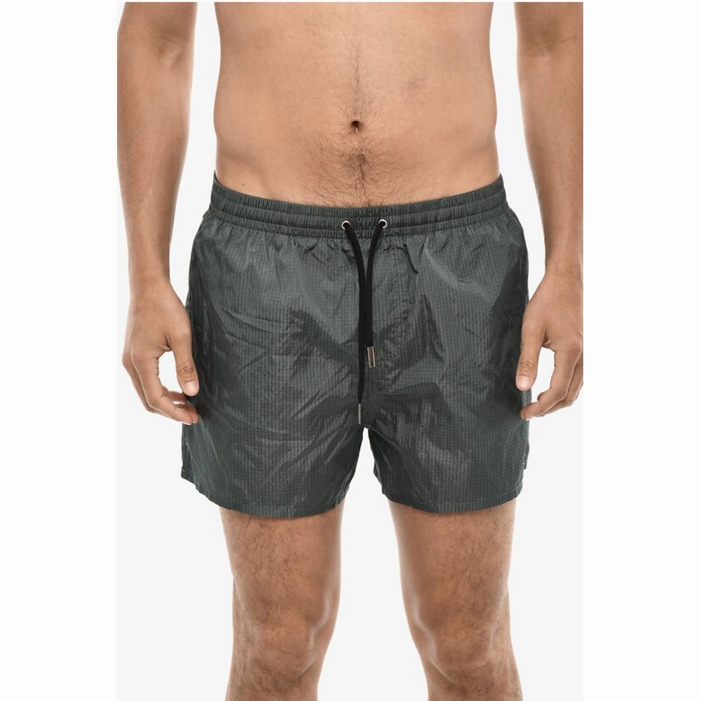 Dsquared Logo Print MIDI Boxer Men's Swimsuit