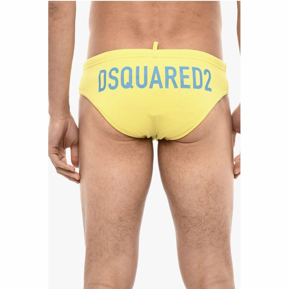 Dsquared Logo Print Slip Men's Swimsuit